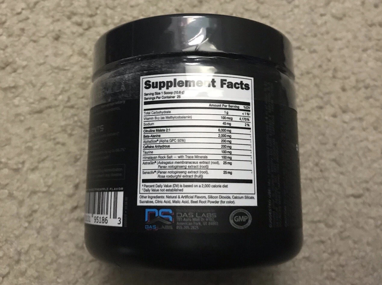 *BRAND NEW* Bucked Up Woke AF Pre-Workout Powder -Miami-Exp 2027+- 9.3oz