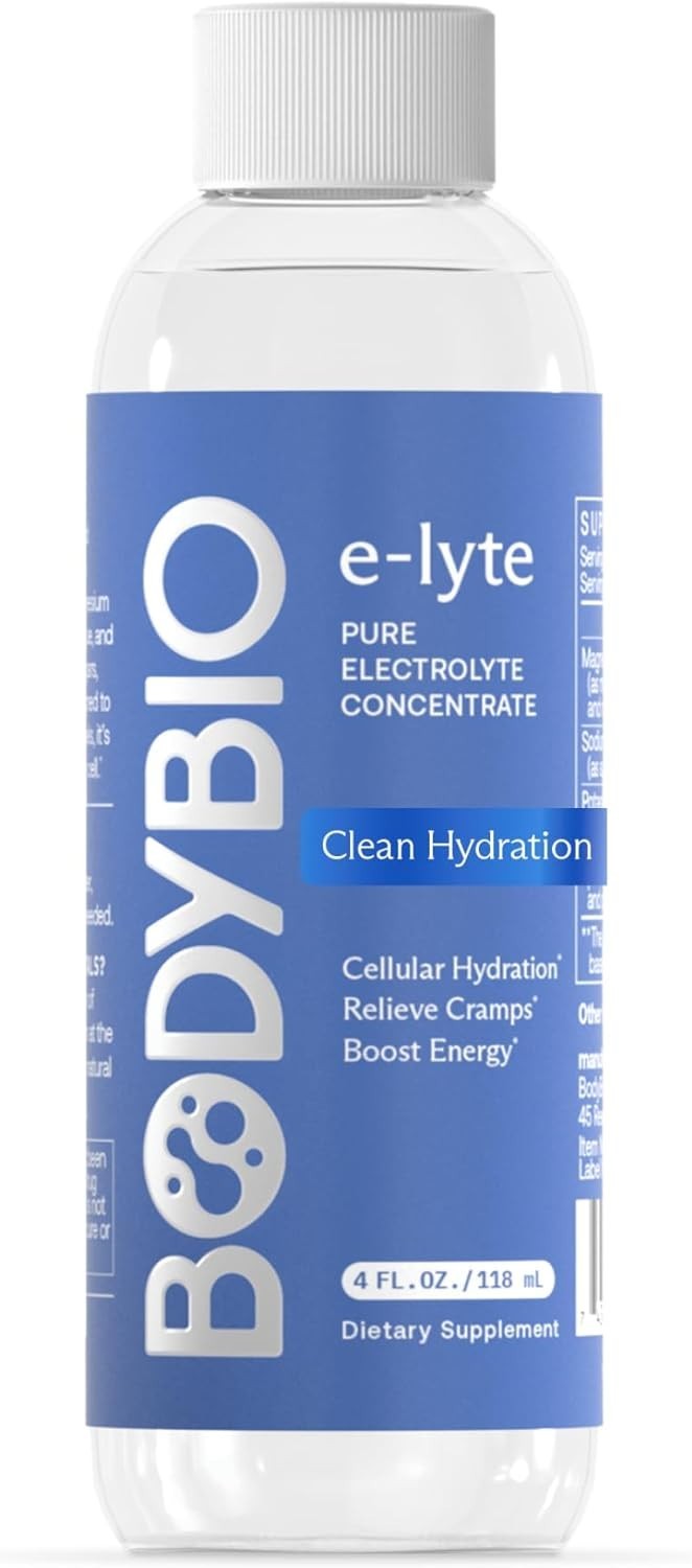 e-Lyte Liquid Electrolytes 4oz Unflavored Zero Sugar Keto Clean Hydration Energy