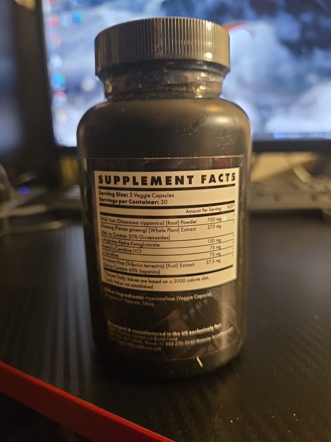 Brutal Force DekaBulk Workout Booster 90 Capsules Muscle Strength Gainer 10/26