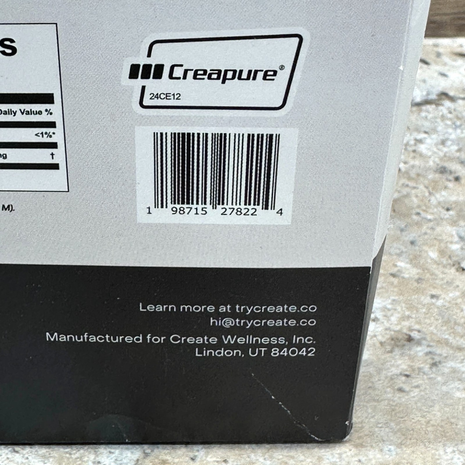 Create Creatine Monohydrate Powder Unflavored 30ct On-The-Go Stick Packs 08/2027