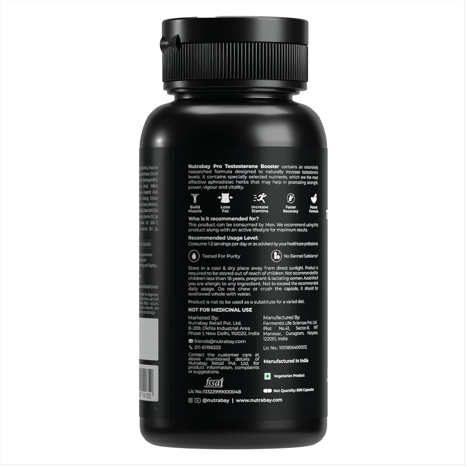 Testosterone Booster – Support for Energy, Performance, Stamina & Muscle Growth