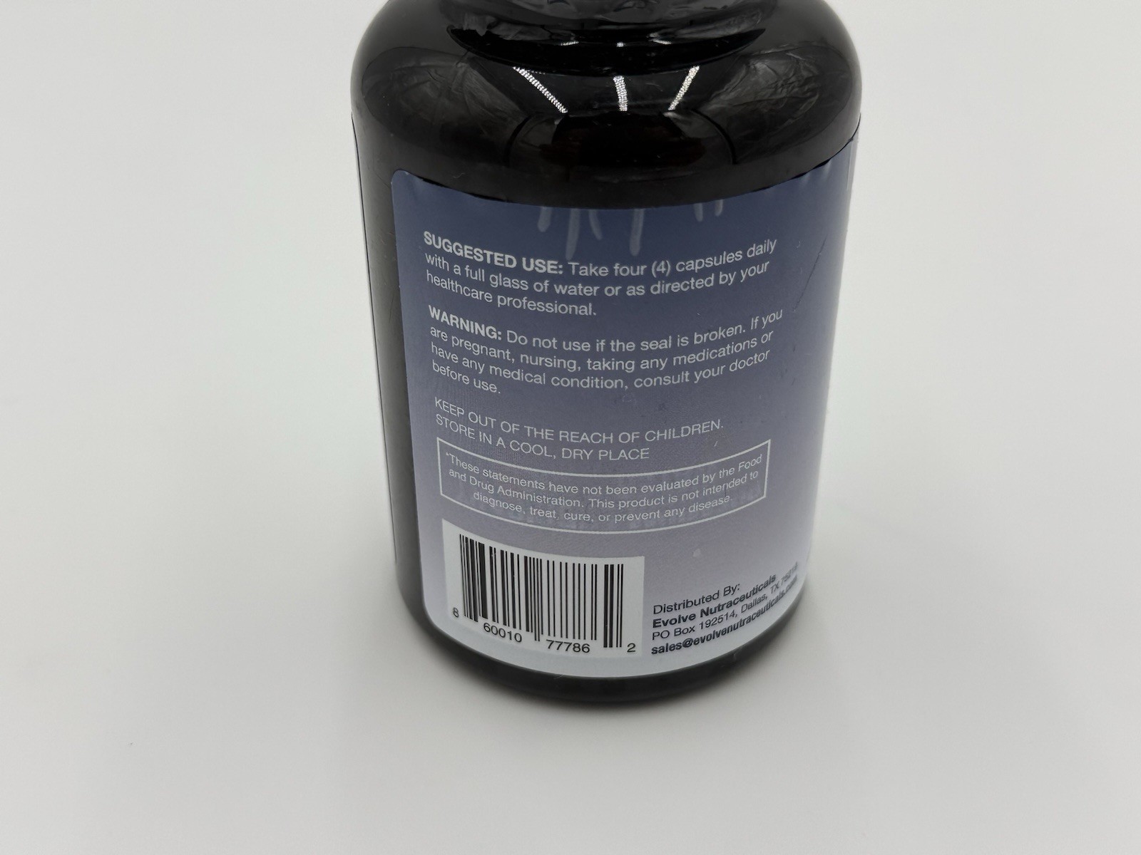 Evolve Nitric Oxide Booster 120 Ct, Stamina, Blood Flow & Muscle Growth 12/26