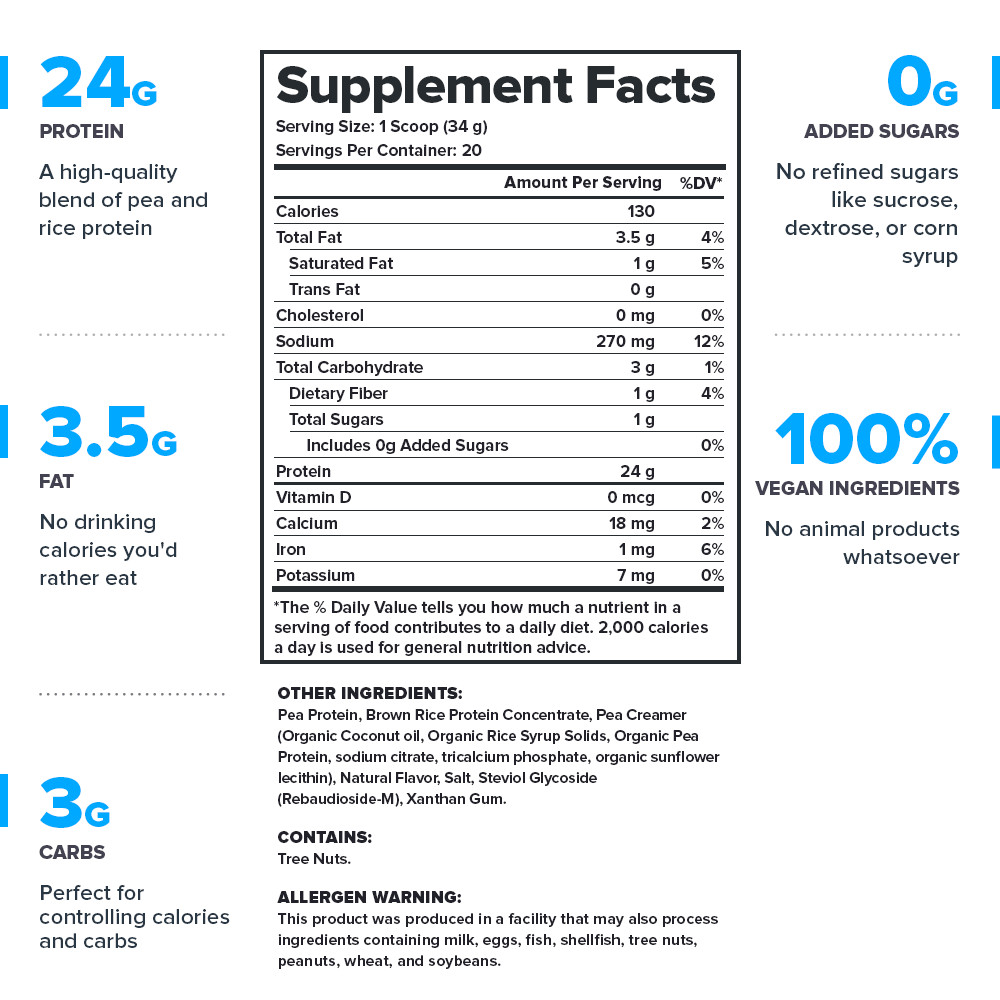 Legion Plant Protein Powder, Cinnamon Cereal, 20 Servings