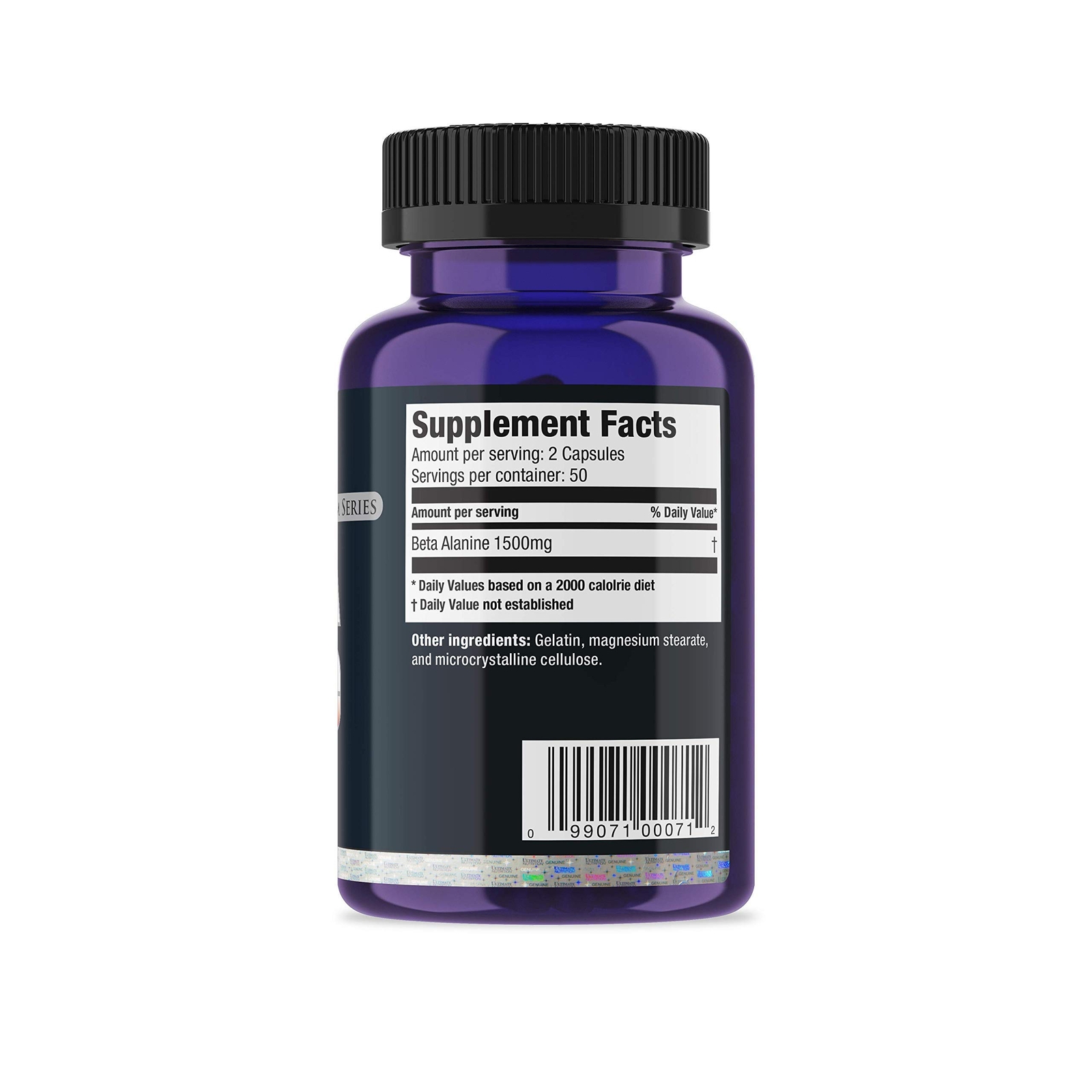 Ultimate Nutrition Beta Alanine Capsules 750 MG, 100 Count