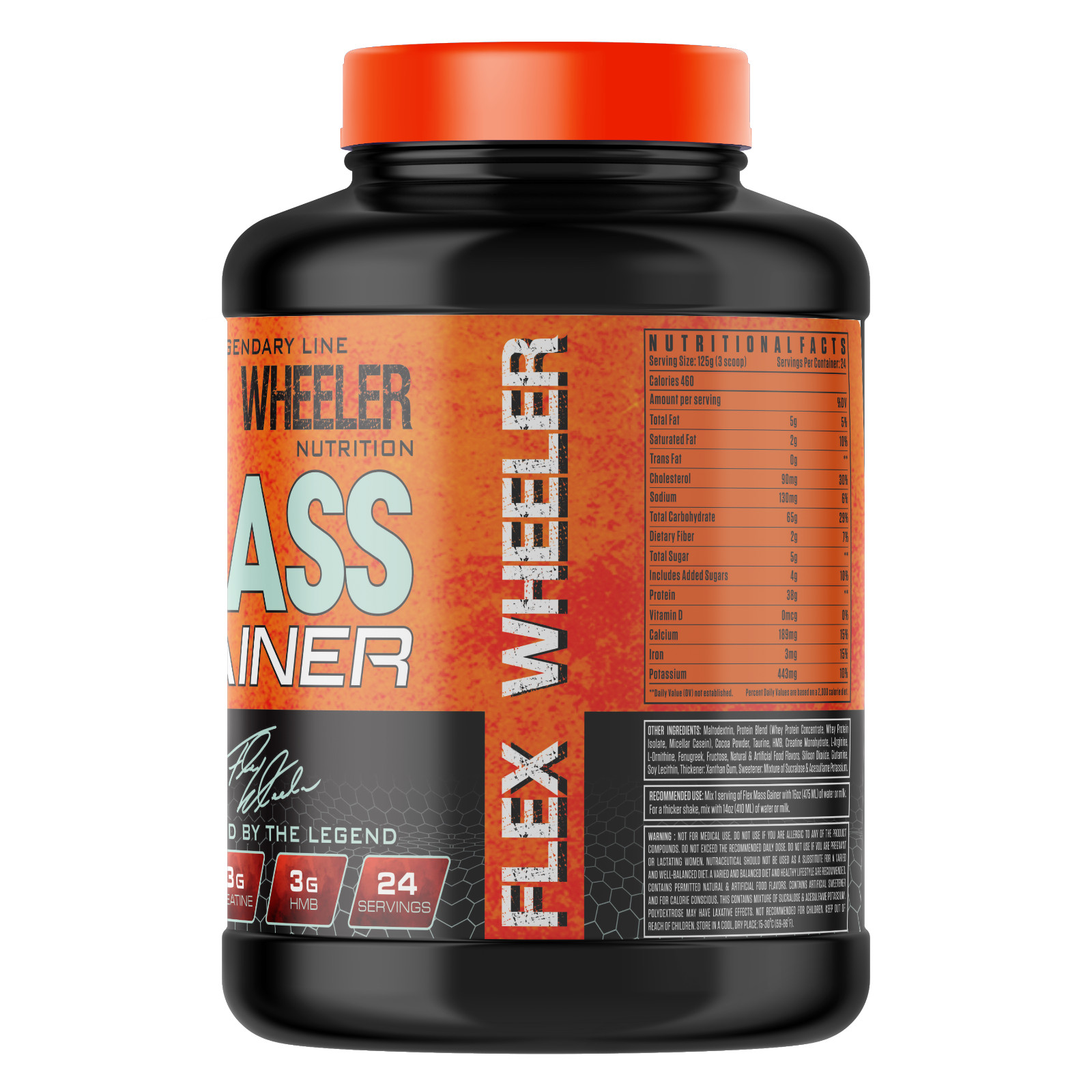 Flex Wheeler Nutrition Mass Gainer Chocolate 6.6 lbs 24 Servings