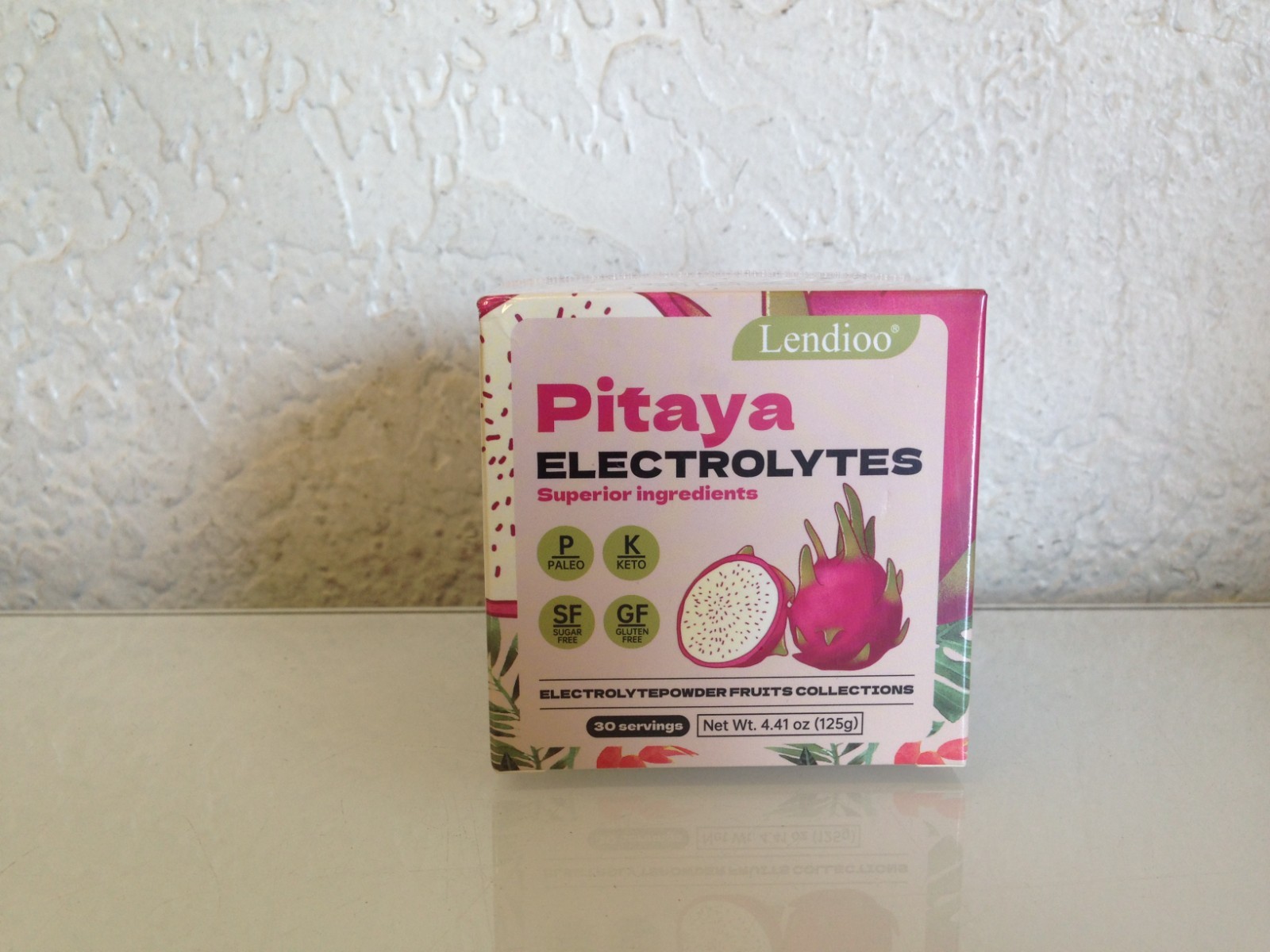 Pitaya Flavor Electrolytes Powder 4.41 oz Sugar-Free Gluten-Free – 2 Pack