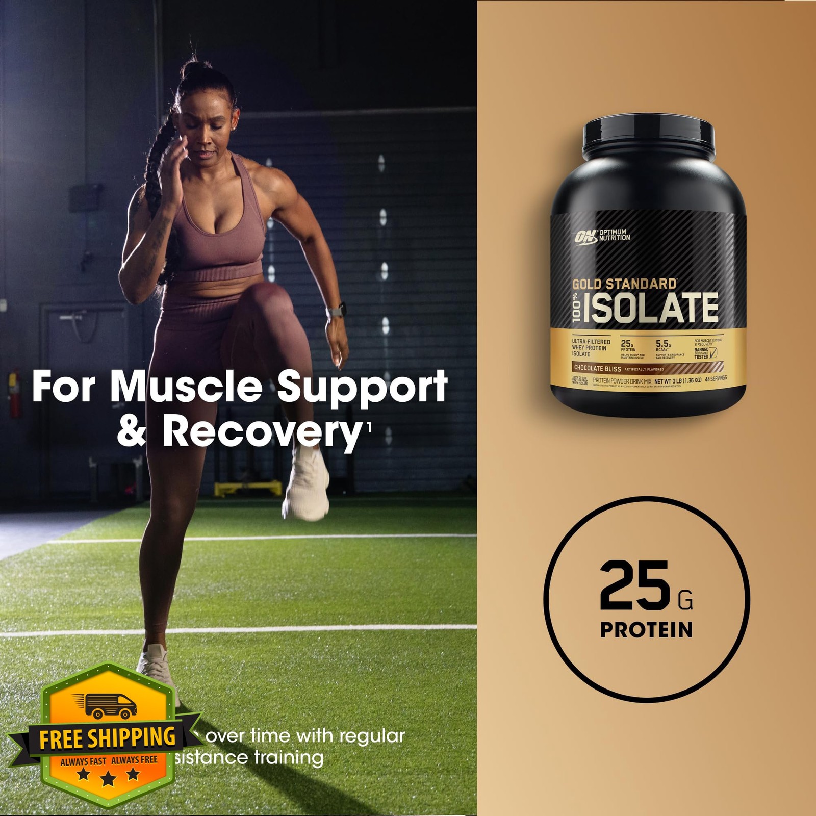Optimum Nutrition Isolate Chocolate Bliss 3 Lb
