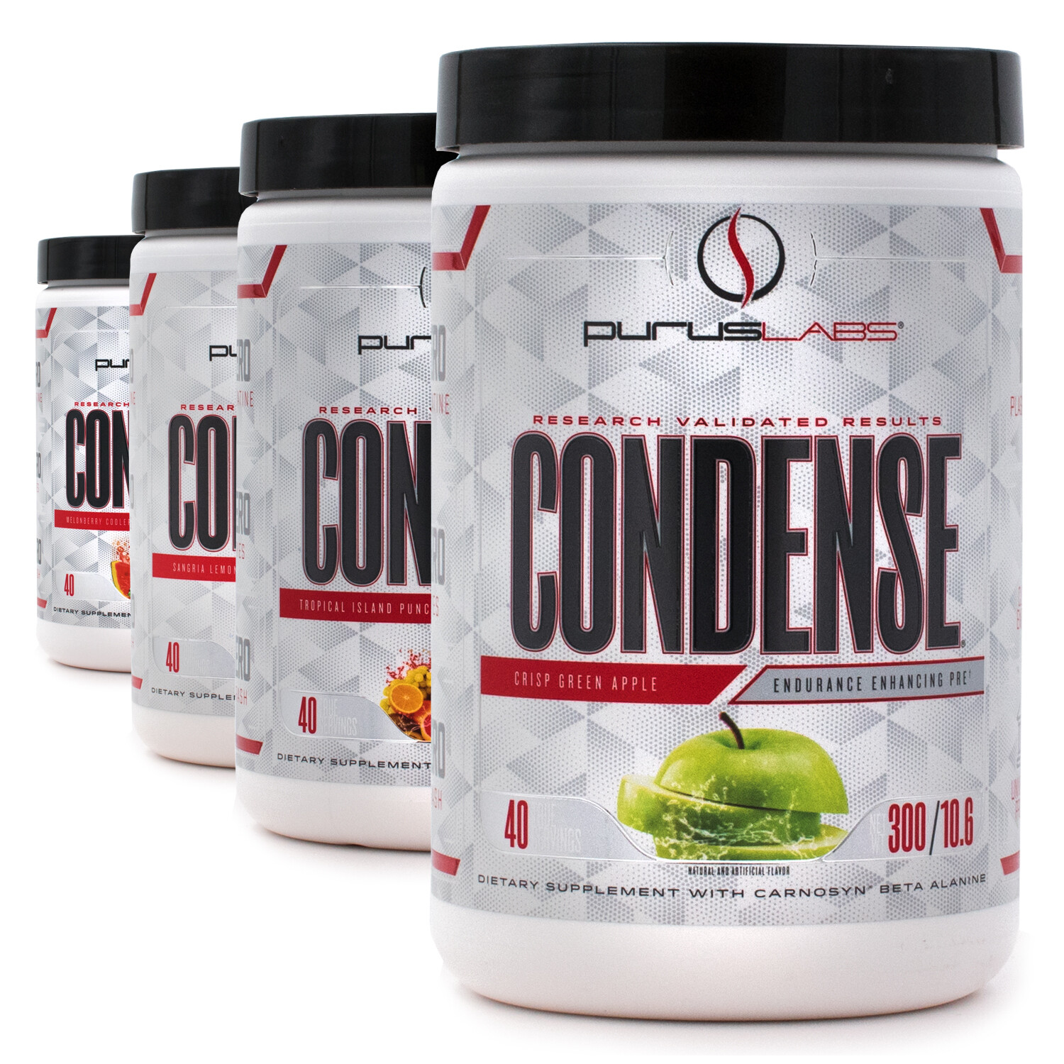 Purus Labs Condense | Pre-Workout Endurance Energy Drink Mix Powder 40 Srvs