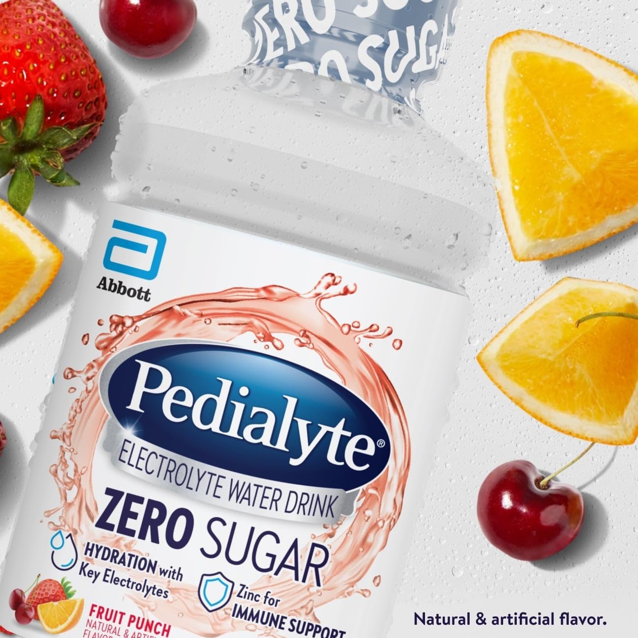 Electrolyte Water Zero Sugar 1L Pack of 4 Hydrating Sports Drink Fruit Punch