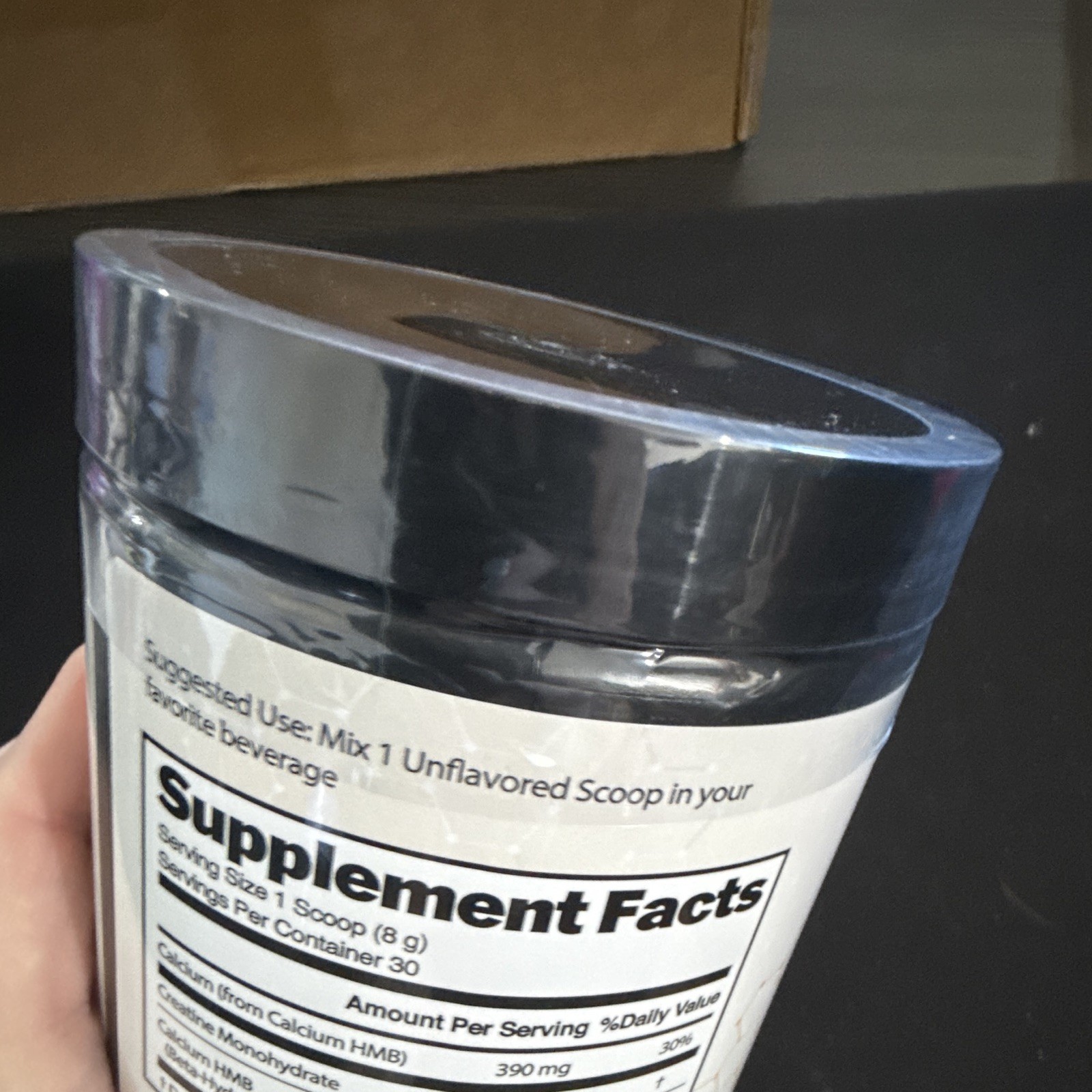 LiveGood Creatine + HMB Powder Unflavored Keto Friendly 3rd Party Tested 8.5 oz