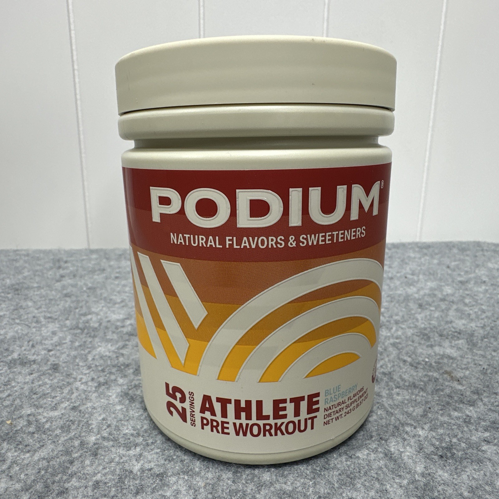 PODIUM Athlete Pre Workout Blue Raspberry Exp: 01/26 – Sealed