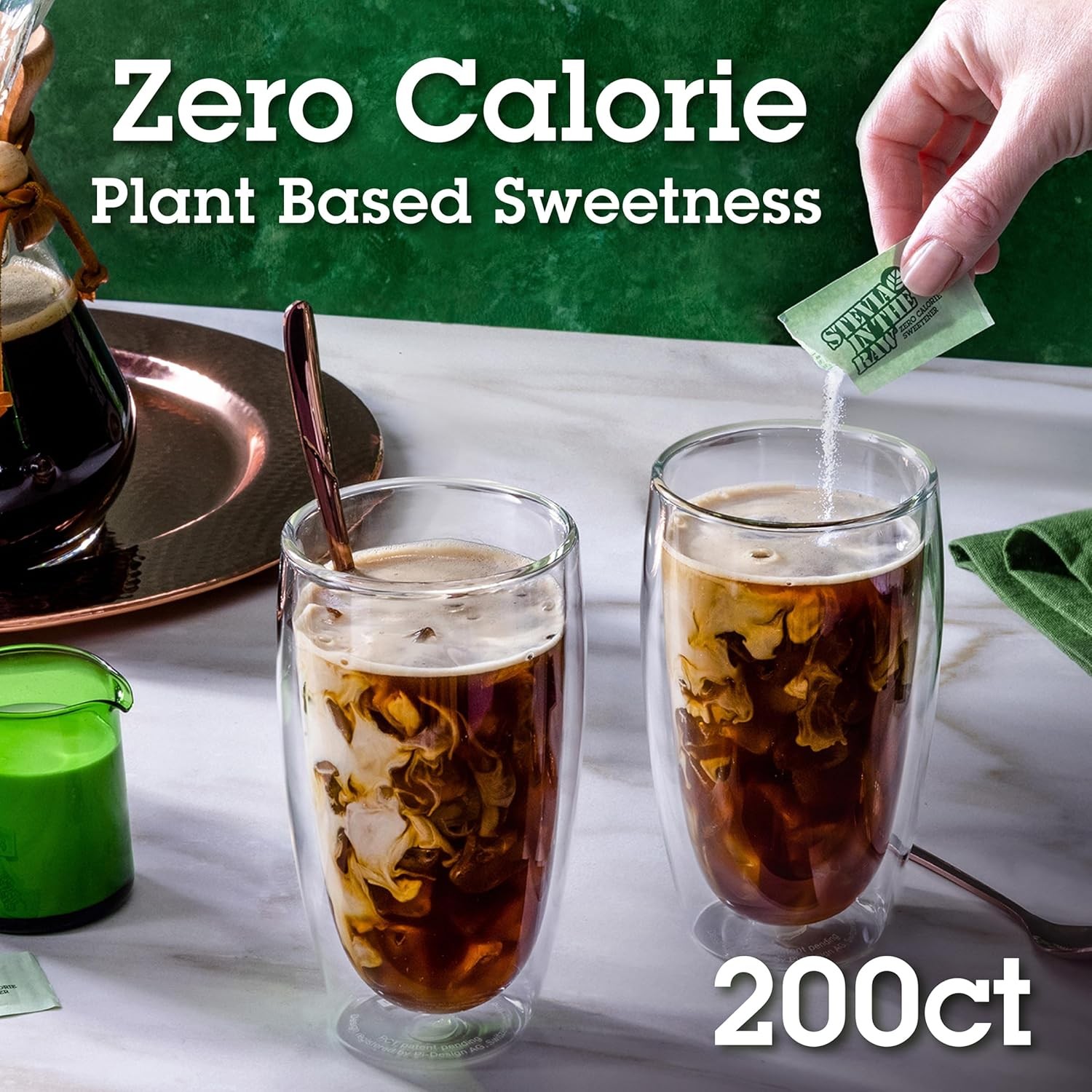 Stevia In The Raw Sweetener Packets, 200 Ct Box, 200 Count (Pack of 1)
