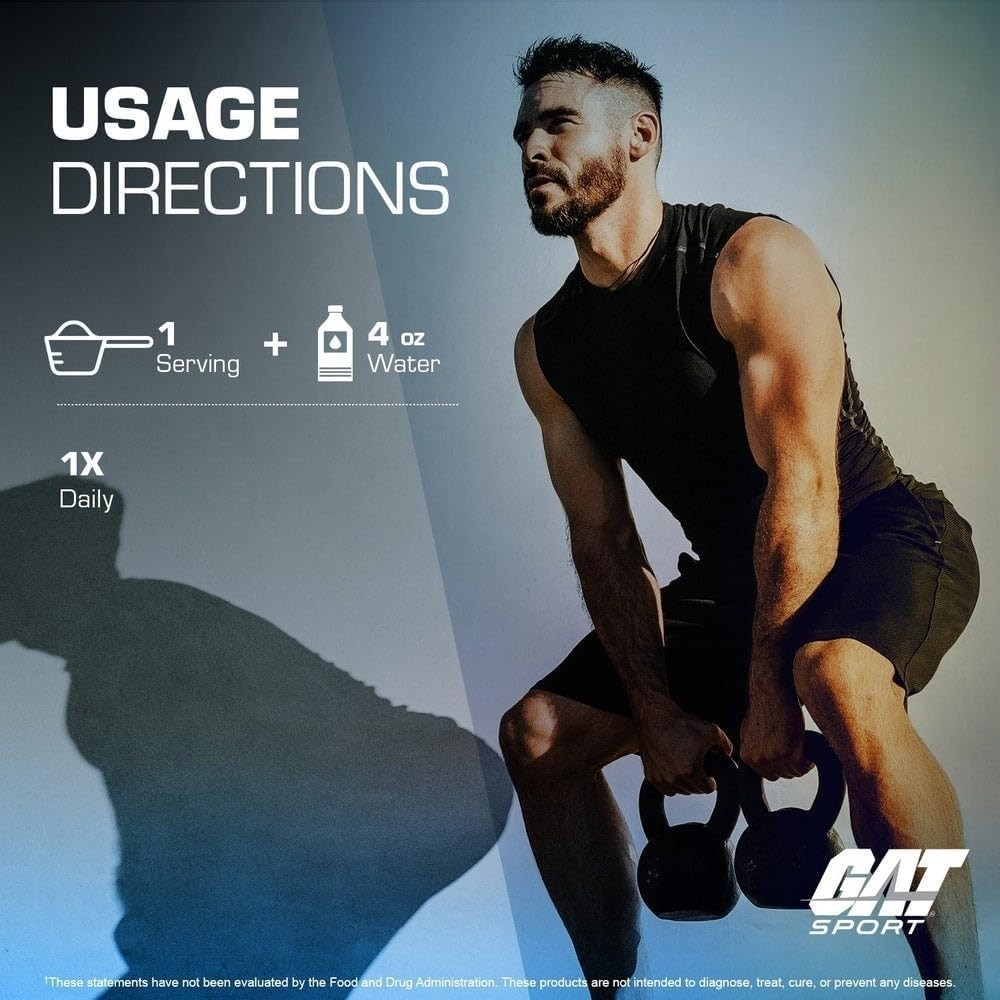 GAT SPORT Creatine Monohydrate Powder 150g Unflavored 30 Servings Exp 03/29
