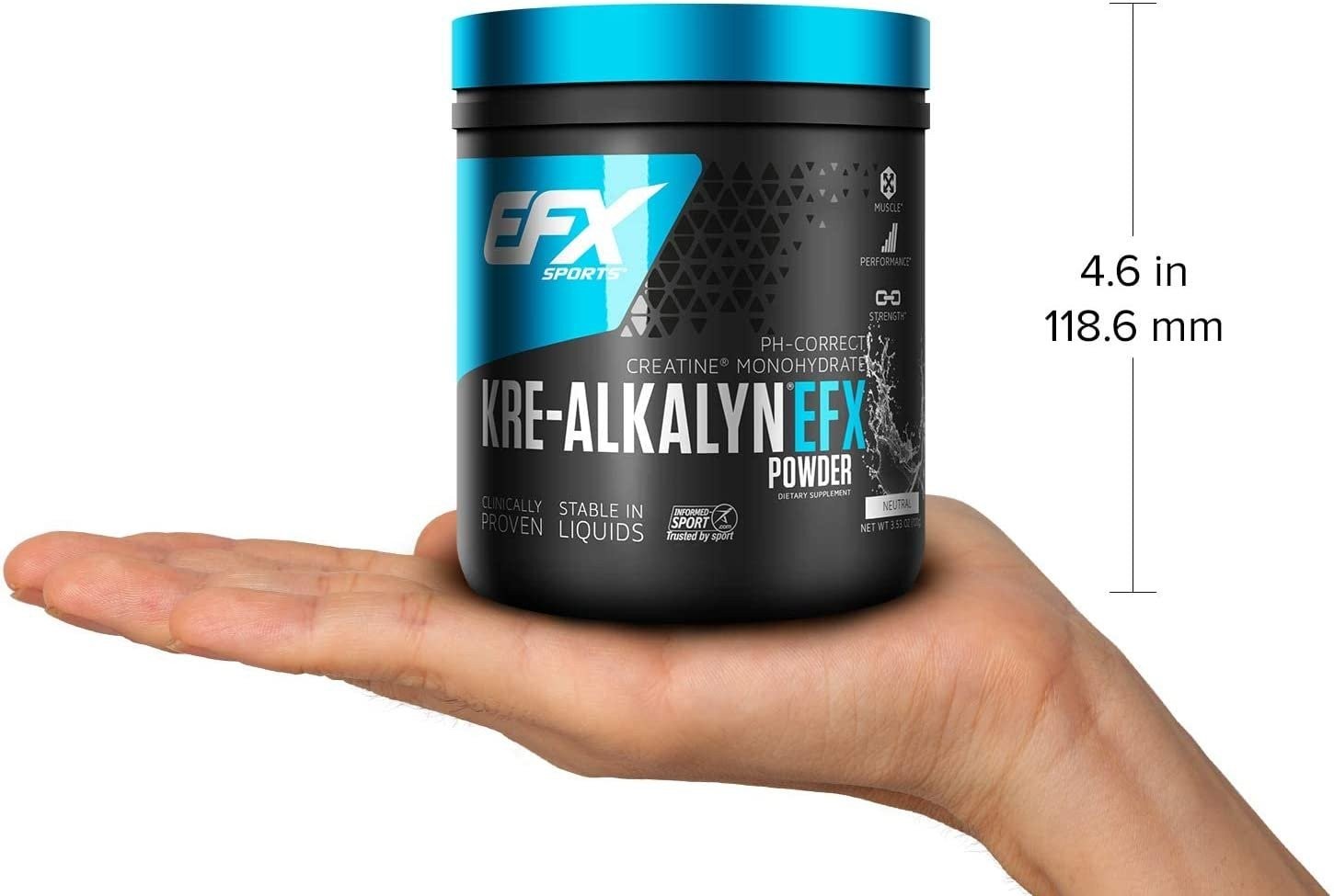 EFX Sports Kre-Alkalyn EFX Powder | pH Correct Creatine Monohydrate Powder…