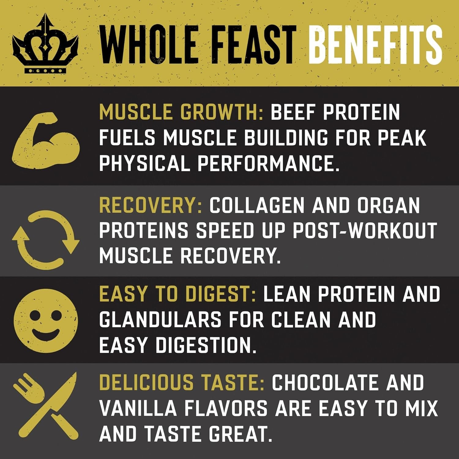 New Grass Fed Beef Protein Powder Butter Vanilla 21g Protein Collagen
