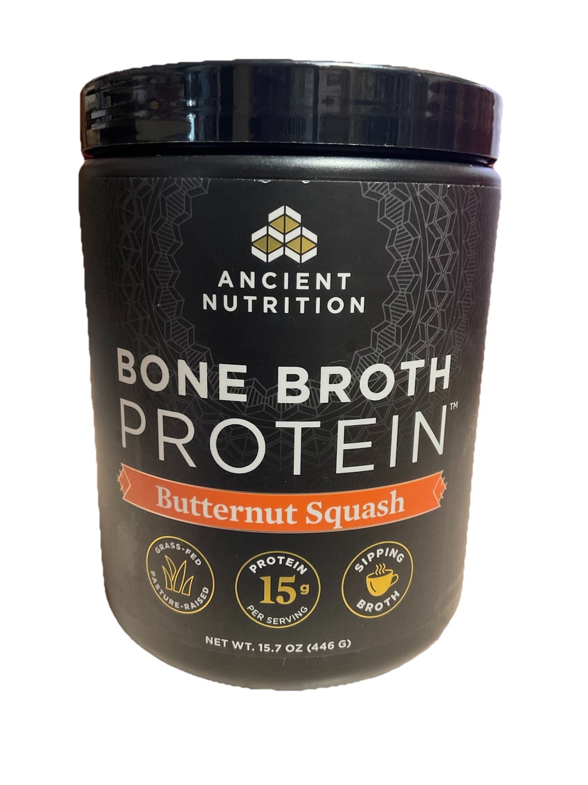 Ancient Nutrition Bone Broth Protein Butternut Squash Flavor Sipping Broth