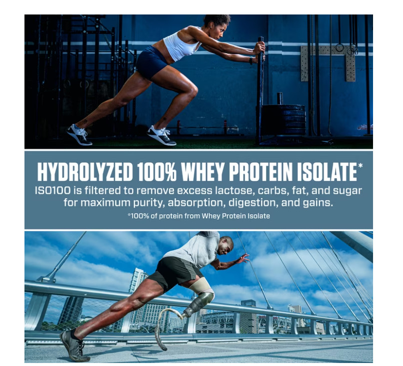 Dymatize ISO100 Whey Protein Cookies Cream 20 Servings
