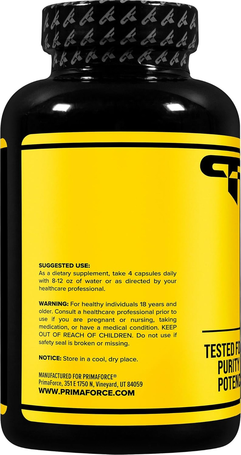 Creatine Monohydrate Capsules – 240 Capsules, 3,000Mg per Serving, Gluten Free a