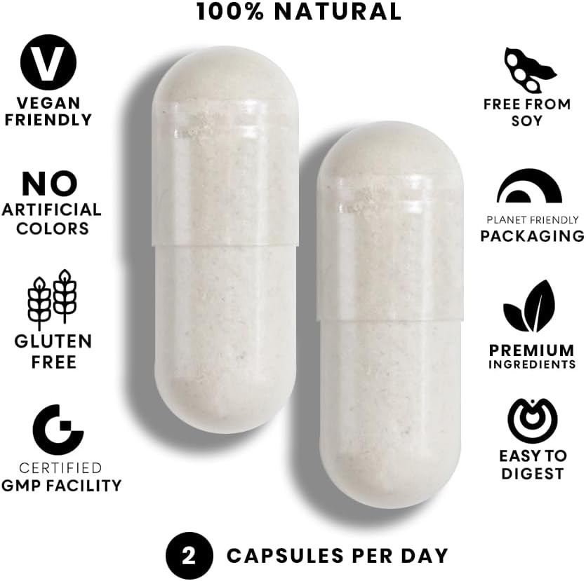 Creatine +, High Absorption Capsules, 60 Count, Non-GMO, Gluten Free, Soy Free