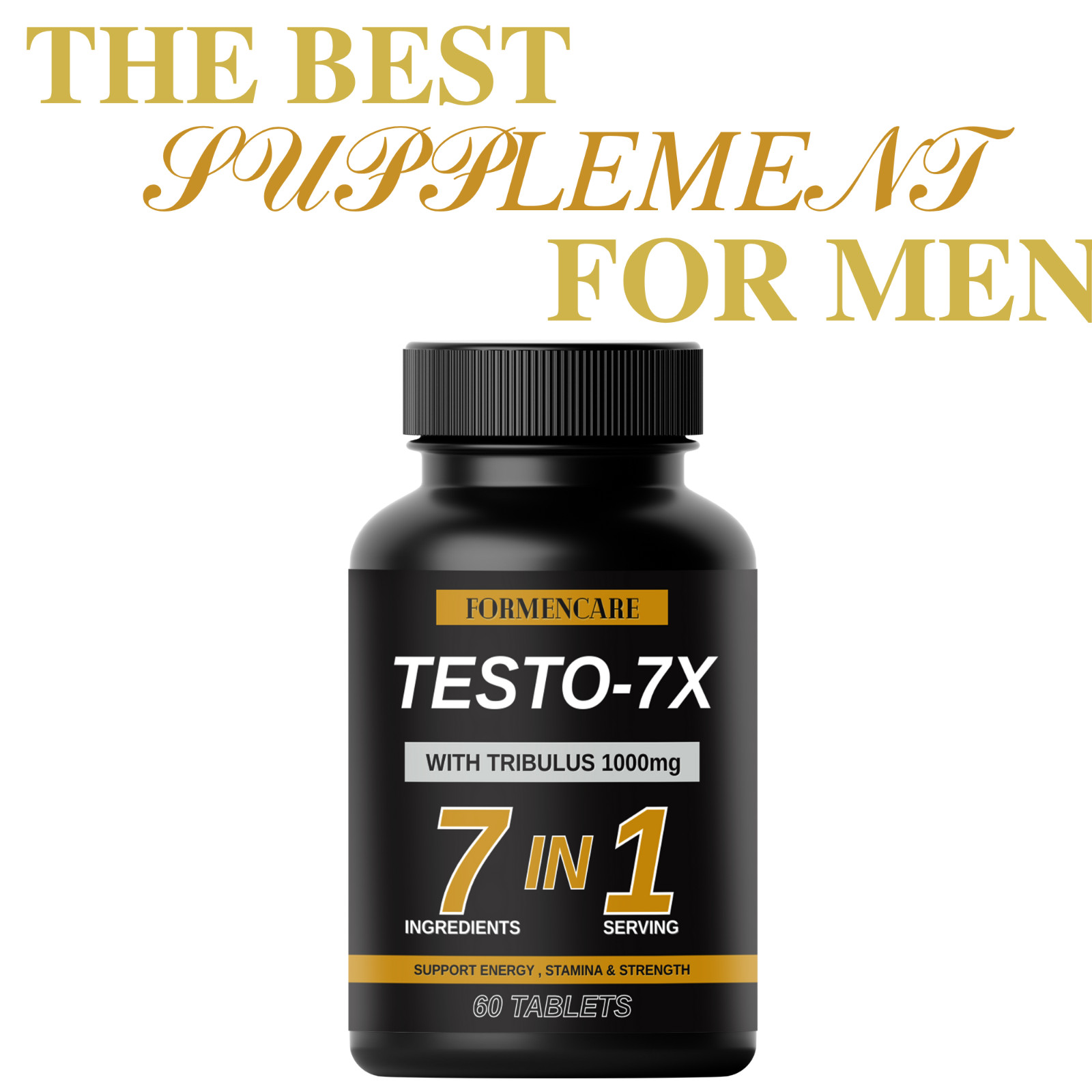 NEW . 60 Powerful Capsules . Works In 10 Minutes. Herbal Supplement for Men