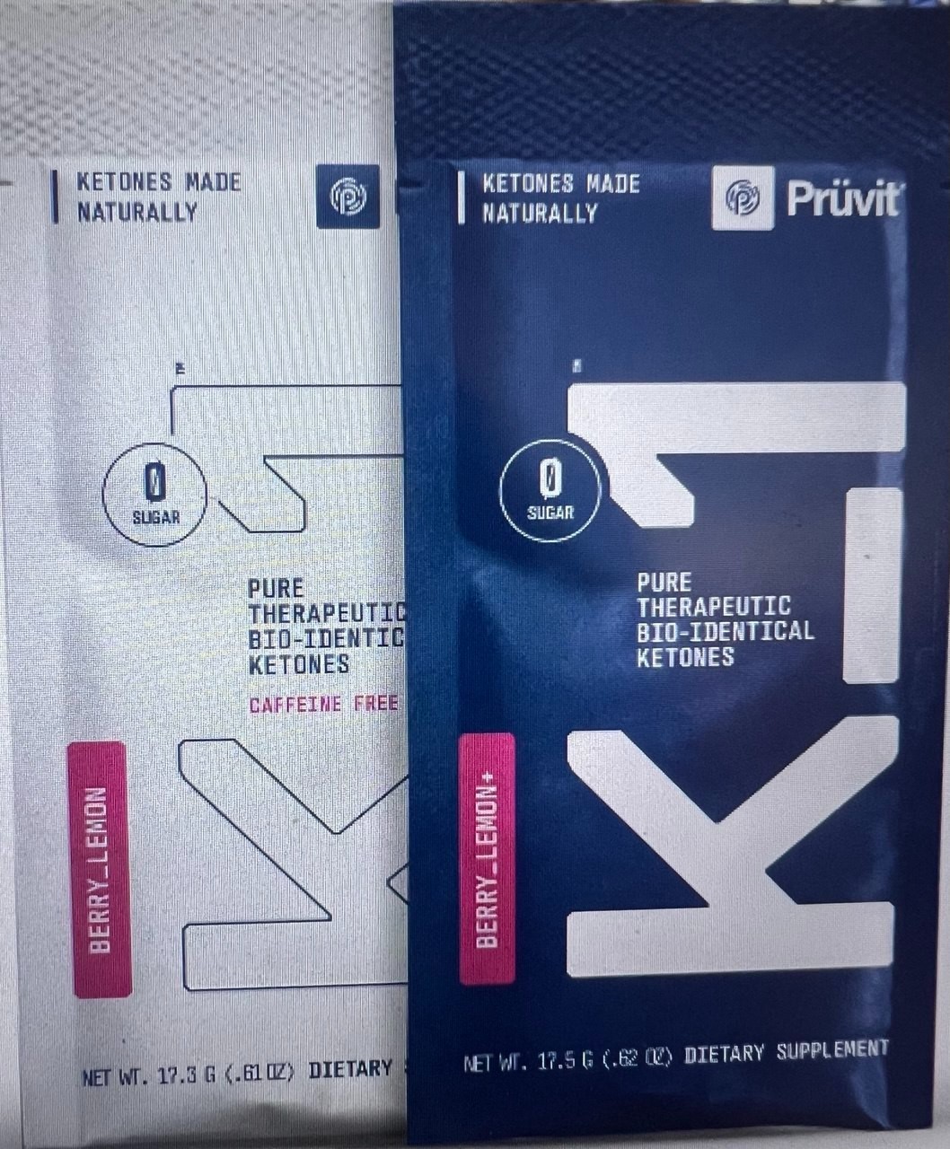 🔥 K-1 K1 Prüvit Ketones CHARGED 10 Packs BERRY LEMON ketone NEW K_1 🔥