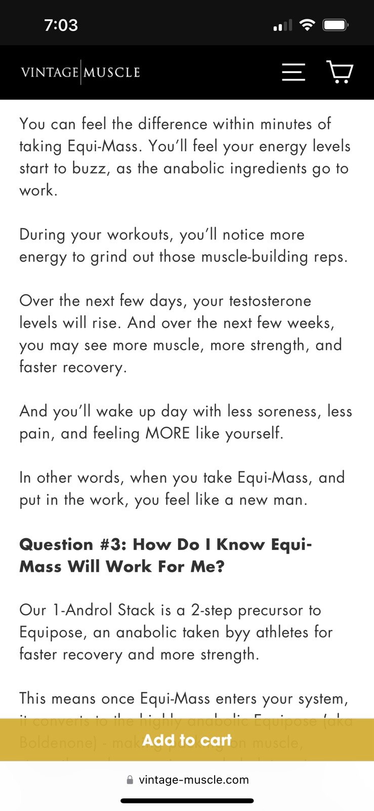 Equimass 2 Step Precurs. 2 BoldenoneEquipose Mass Gainer By Vintage Muscle💪🌊🔱