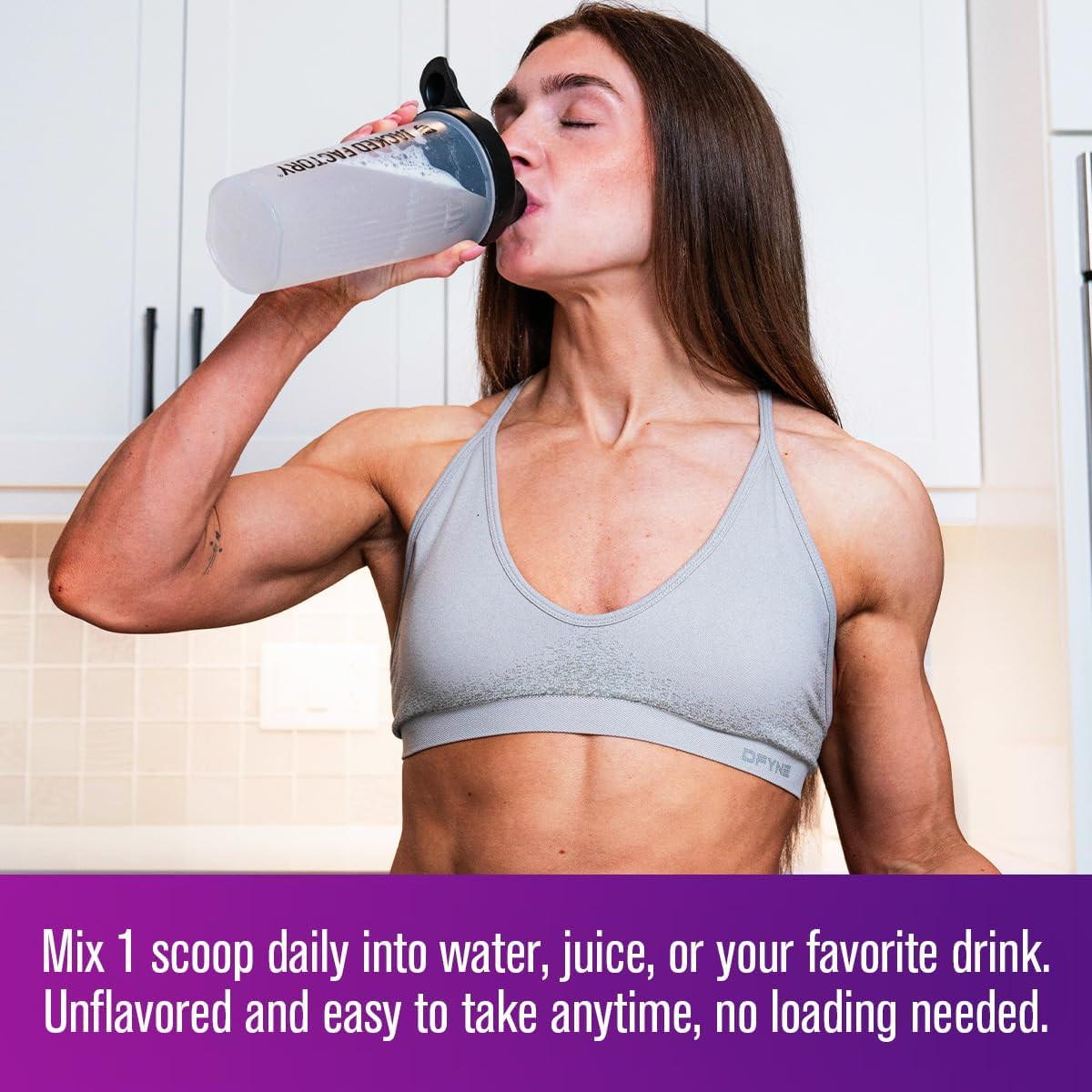 Creatine for Women – Creatine Monohydrate with Collagen + Colostrum to Support W