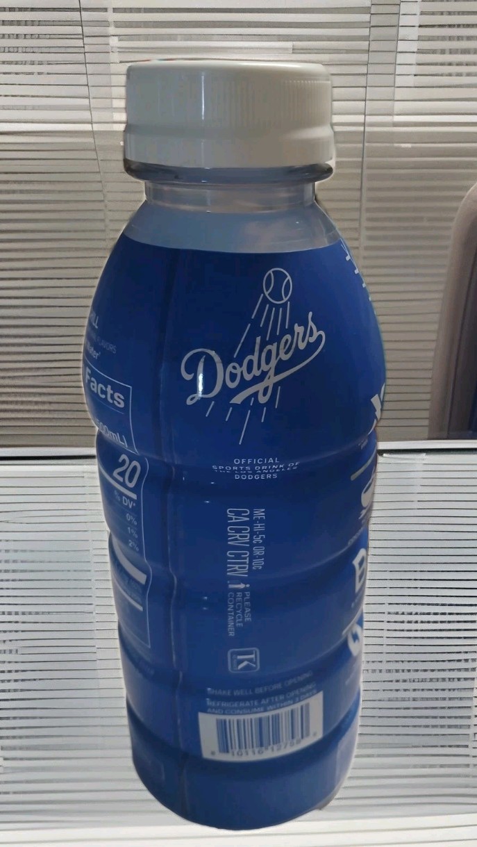 NEW Prime Hydration Drink LA DODGERS New Version 16.9 Blue Chill Flavor
