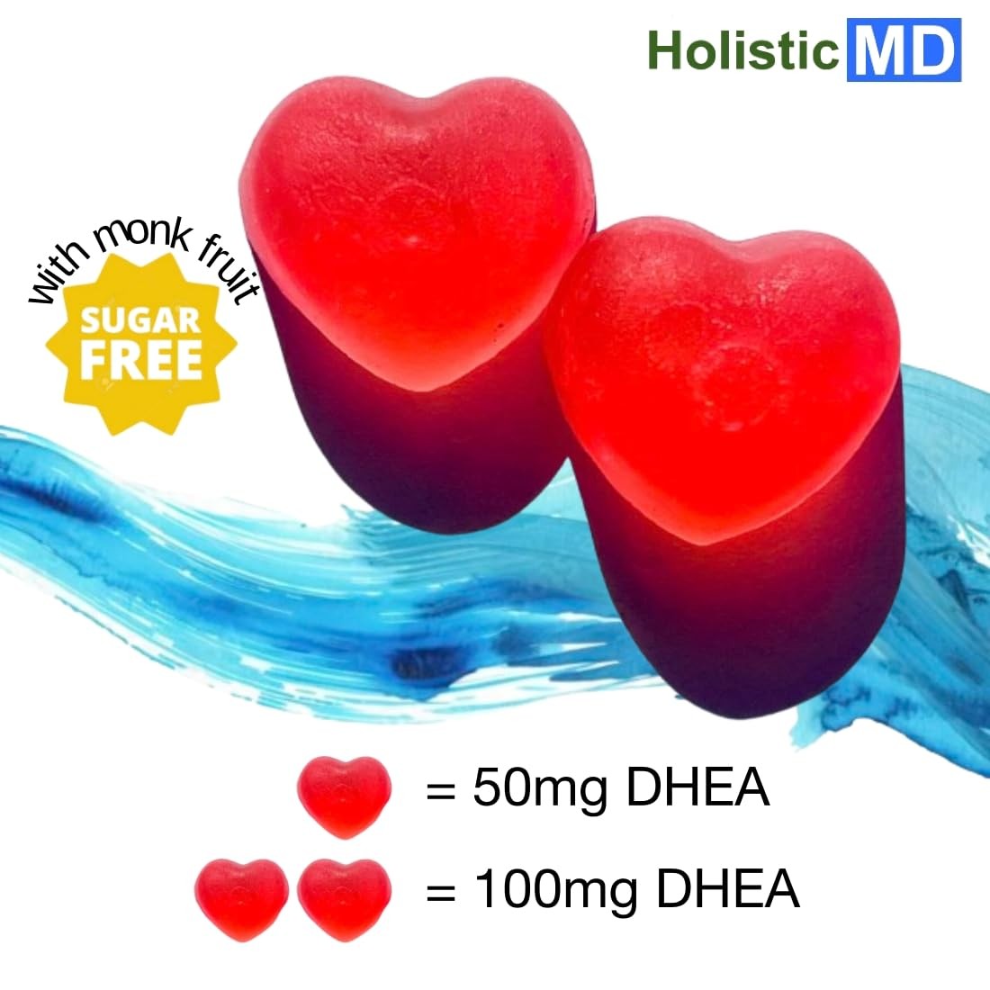 Holistic Md Dhea 100Mg 50Mg Dhea Supplement For Women Dhea Supplement For Men