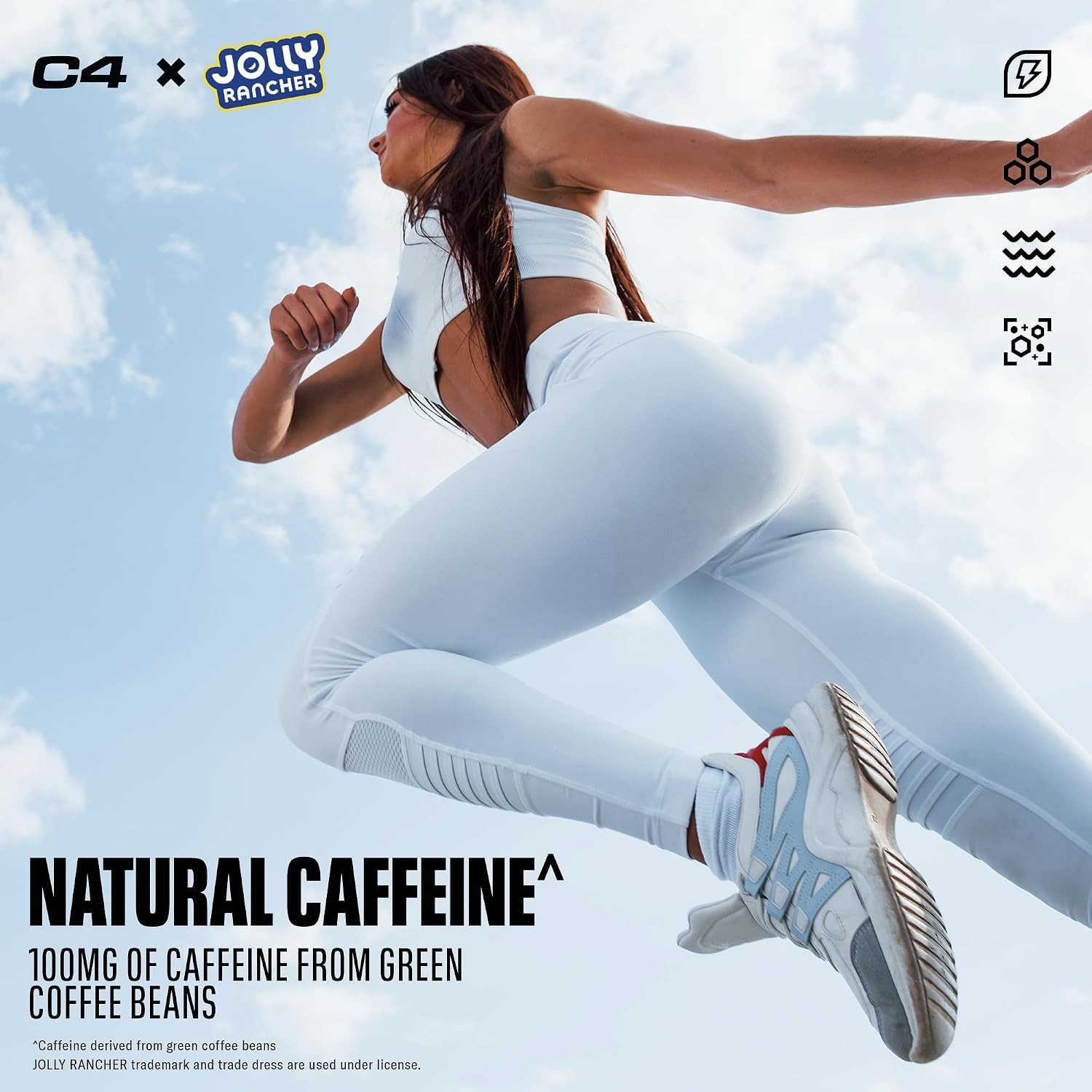Energy and Aminos Powder 5g BCAAs EAAs Jolly Rancher Green Apple Zero Sugar 3…