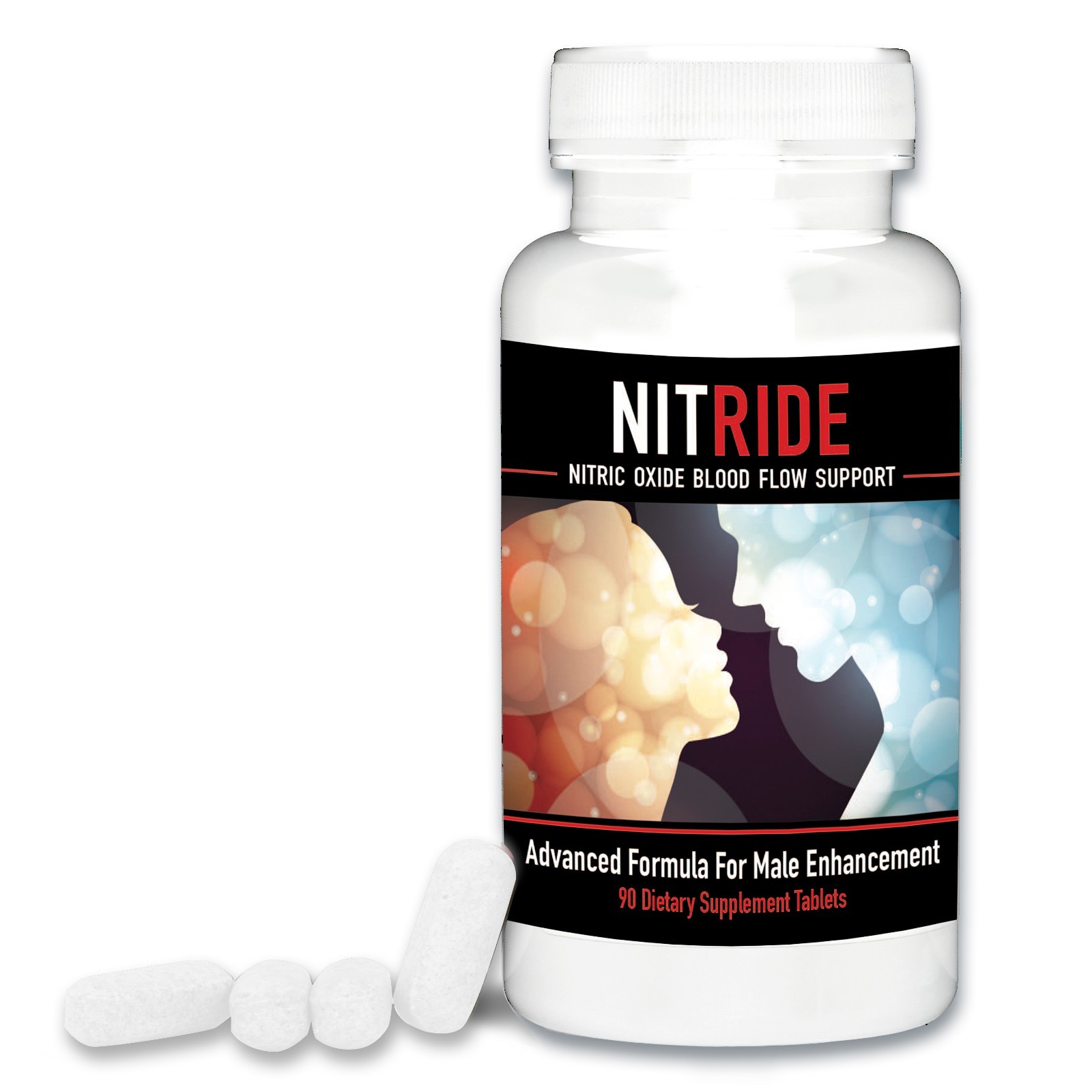 Nitride Nitric Oxide Blood Flow Booster For Male Enhancement & Pre Workout N.O.