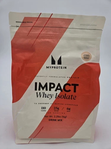 MyProtein Impact Whey Protein 2.2 Lbs Vanilla Ice Cream Drink Mix Best By 02/27