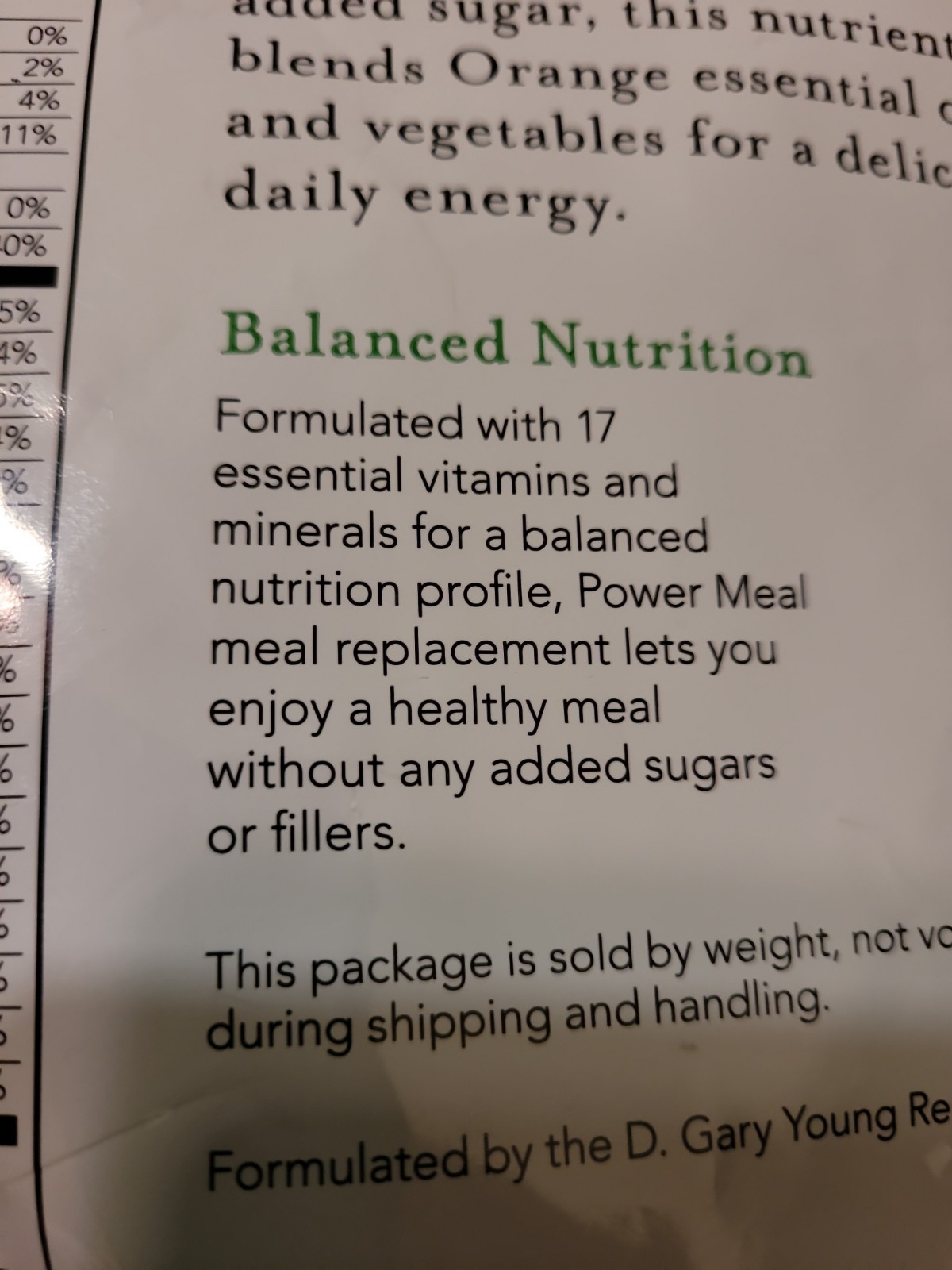 Young Living Essential Oils Power Meal Vegan Meal Replacement