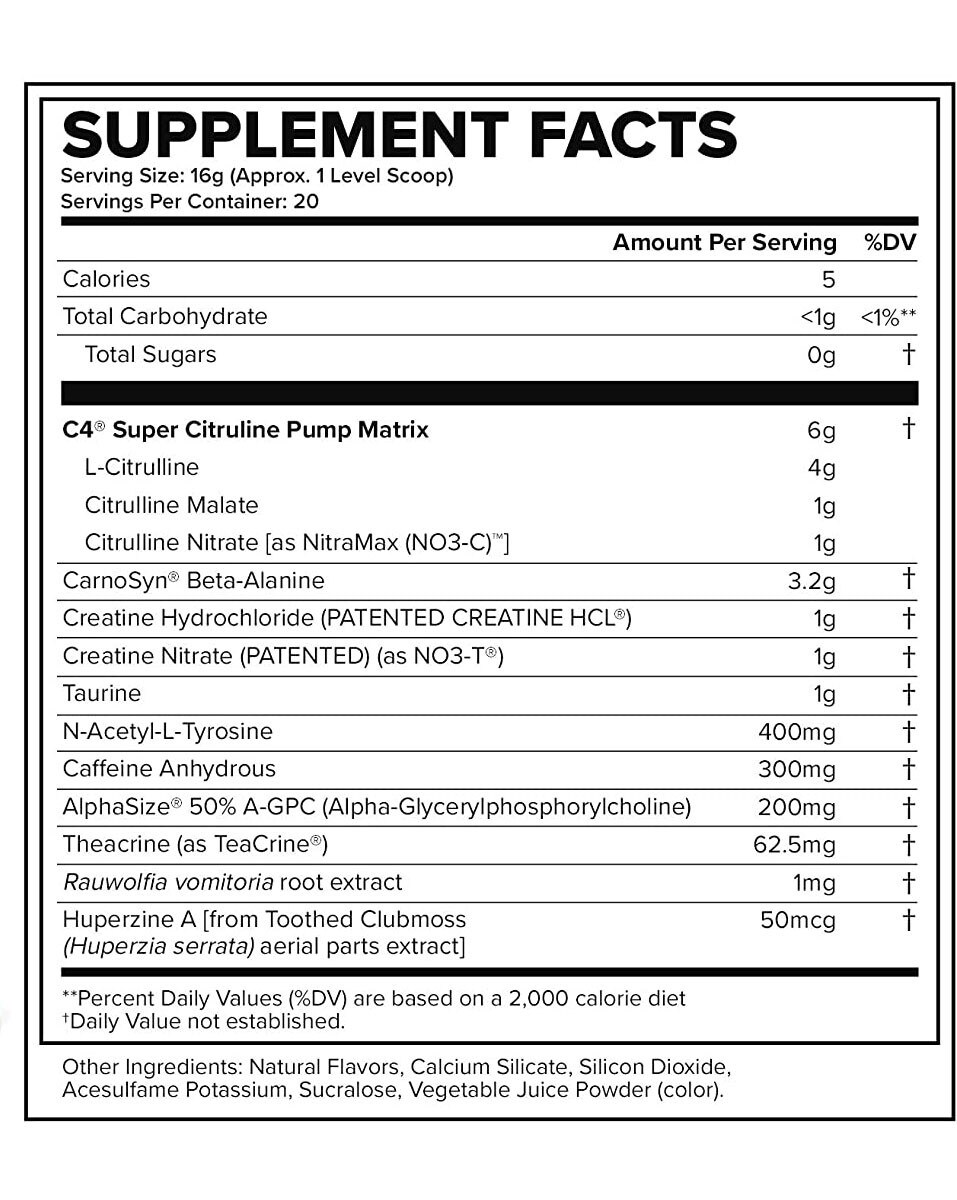 Cellucor C4 Ultimate Pre-Workout Performance, 20 Servings — ALL FLAVORS!!!!!