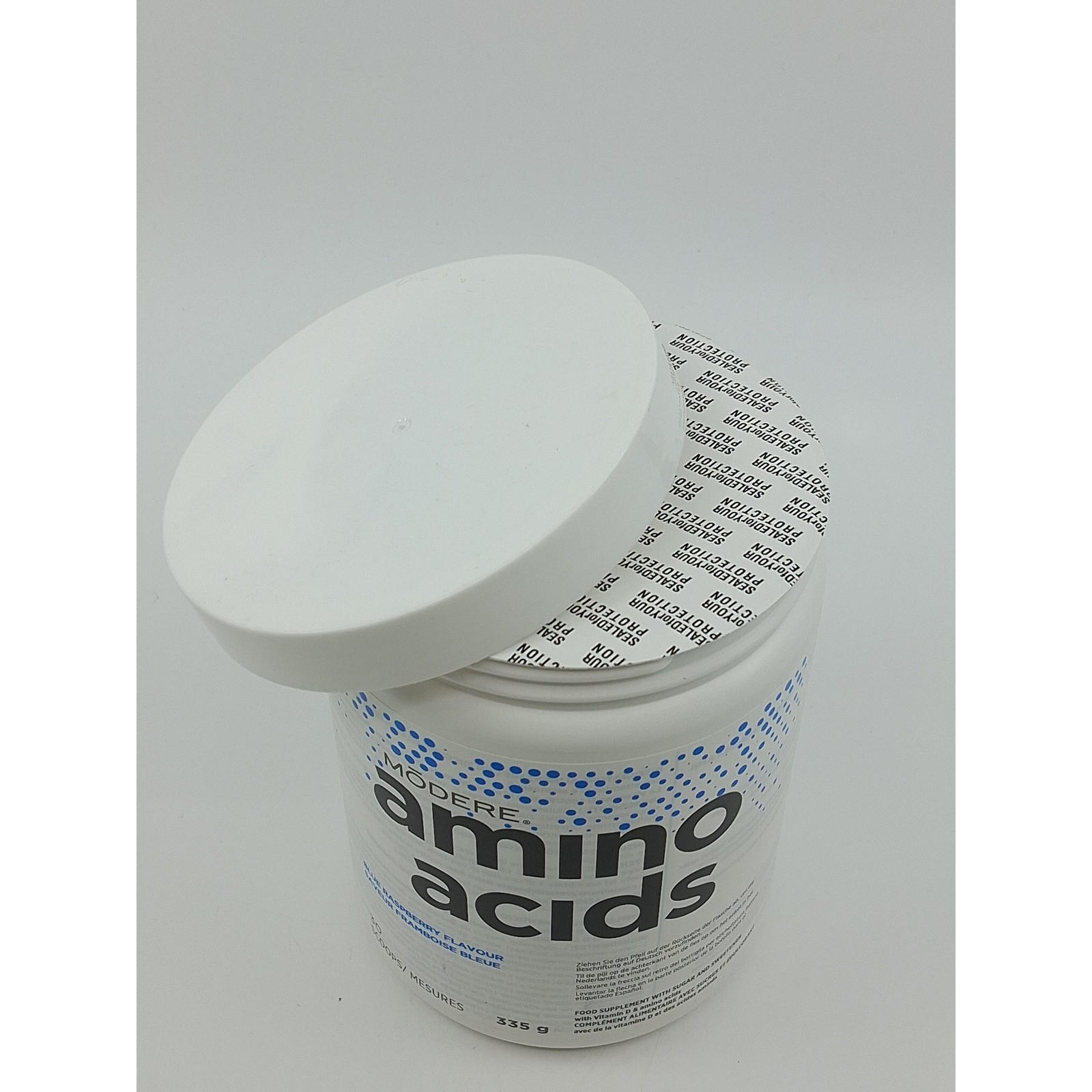 Modere Amino Acids Blue Raspberry 335g 30 scoops New EXP 8/26