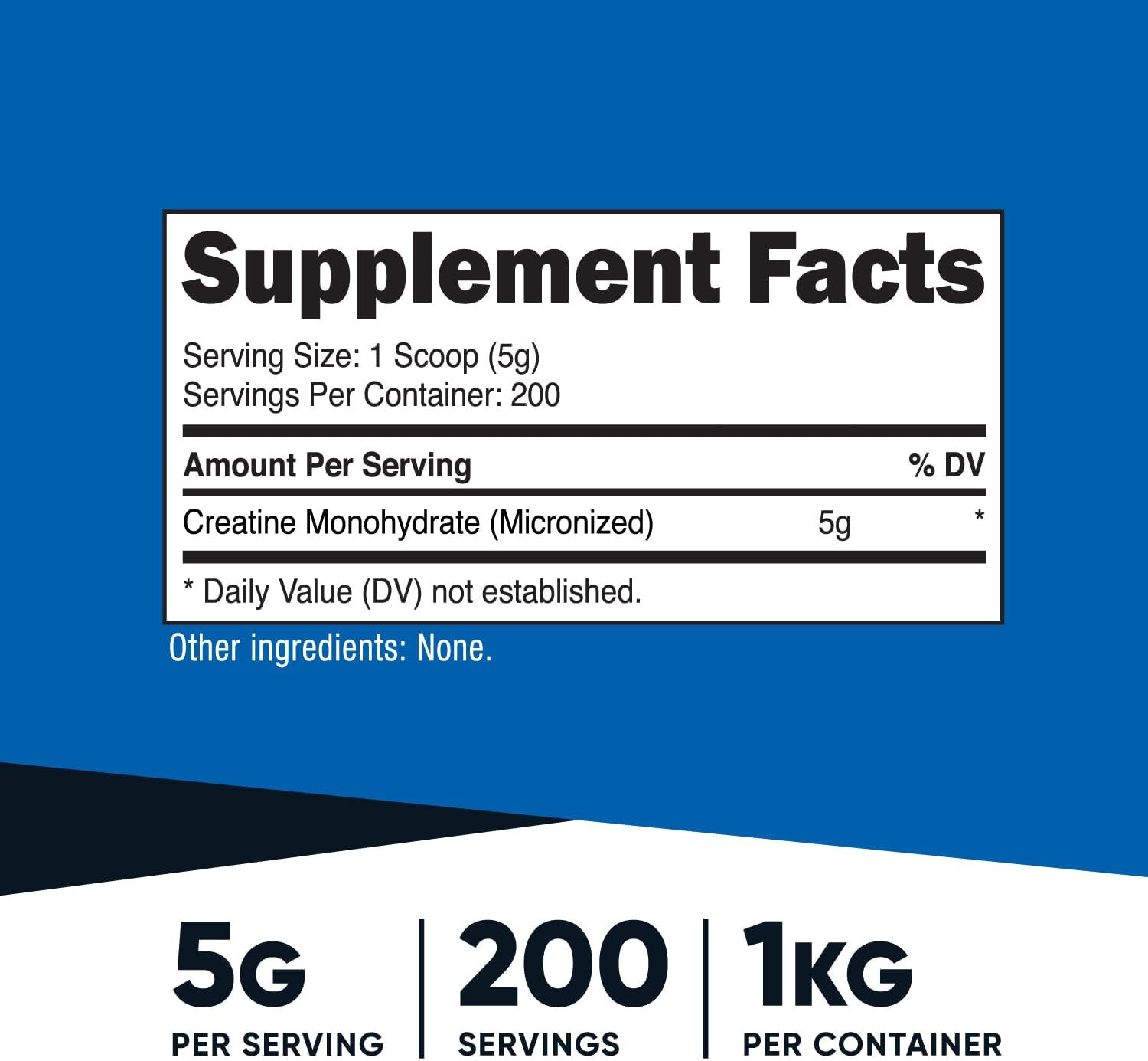 Creatine Monohydrate Micronized Powder (1 KG) | Pure Creatine Monohydrate