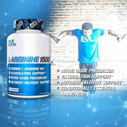 Evlution Nutrition Nitric Oxide Booster L-Arginine Supplement – Unlock Your