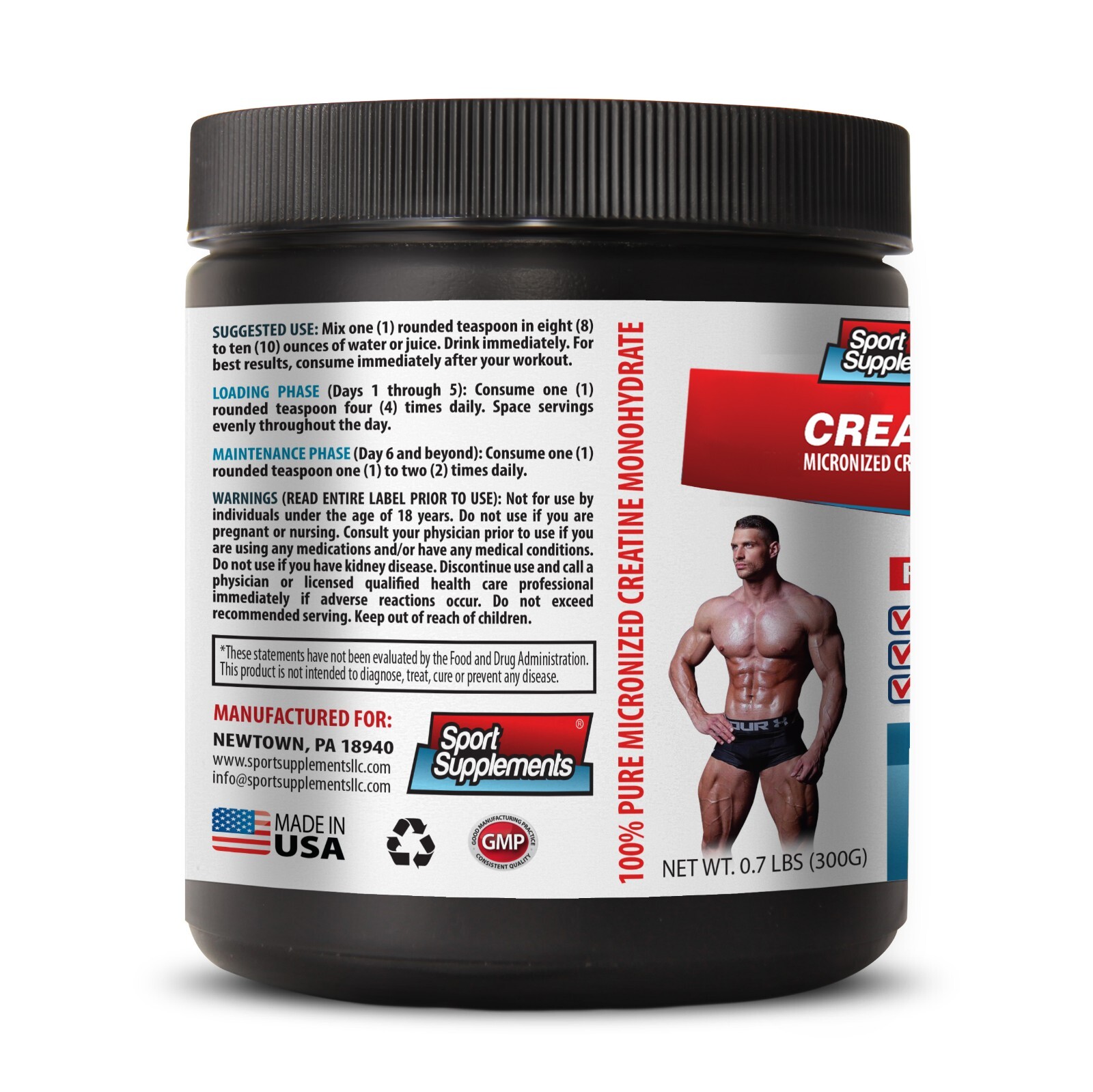 Premium Performance Enhancement – MICRONIZED MONOHYDRATE CREATINE Formula 3B 90C