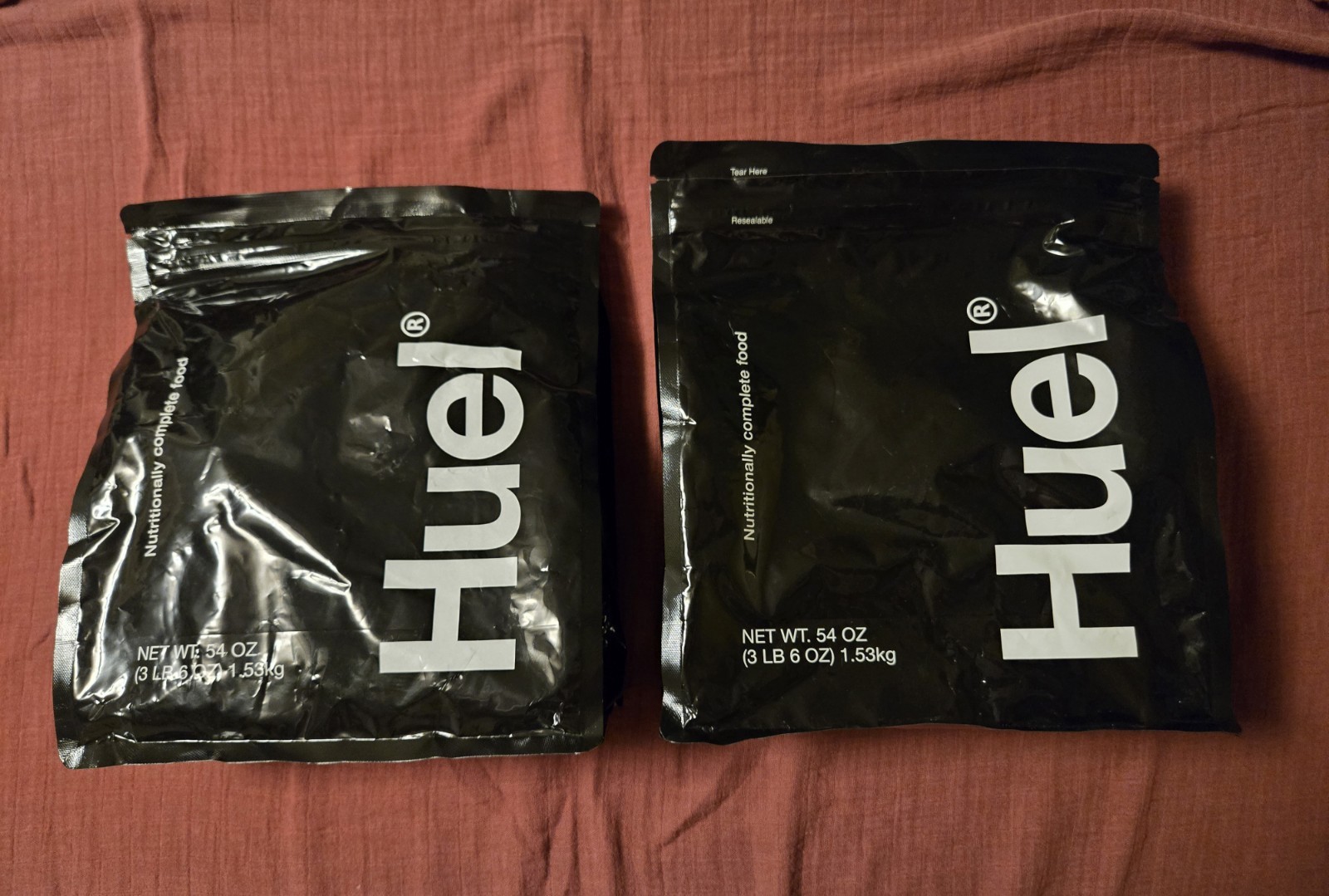 2X Huel Black Edition Chocolate 40g Vegan Protein Drink 54 Oz