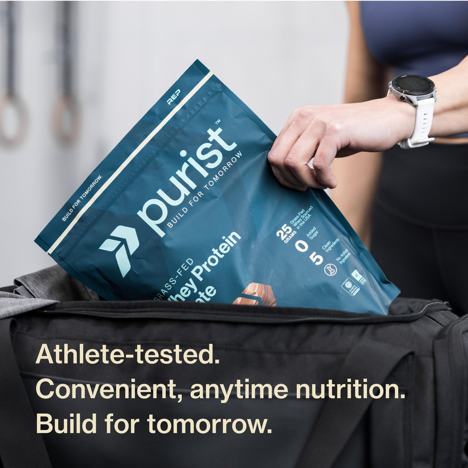 PURIST REP Whey Protein Powder, Premium Milk Chocolate Grassfed Isolate,Worko…