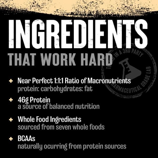 Animal Meal Balanced Whole Food Meal Replacement Protein Powder Egg Beef 5 Lb