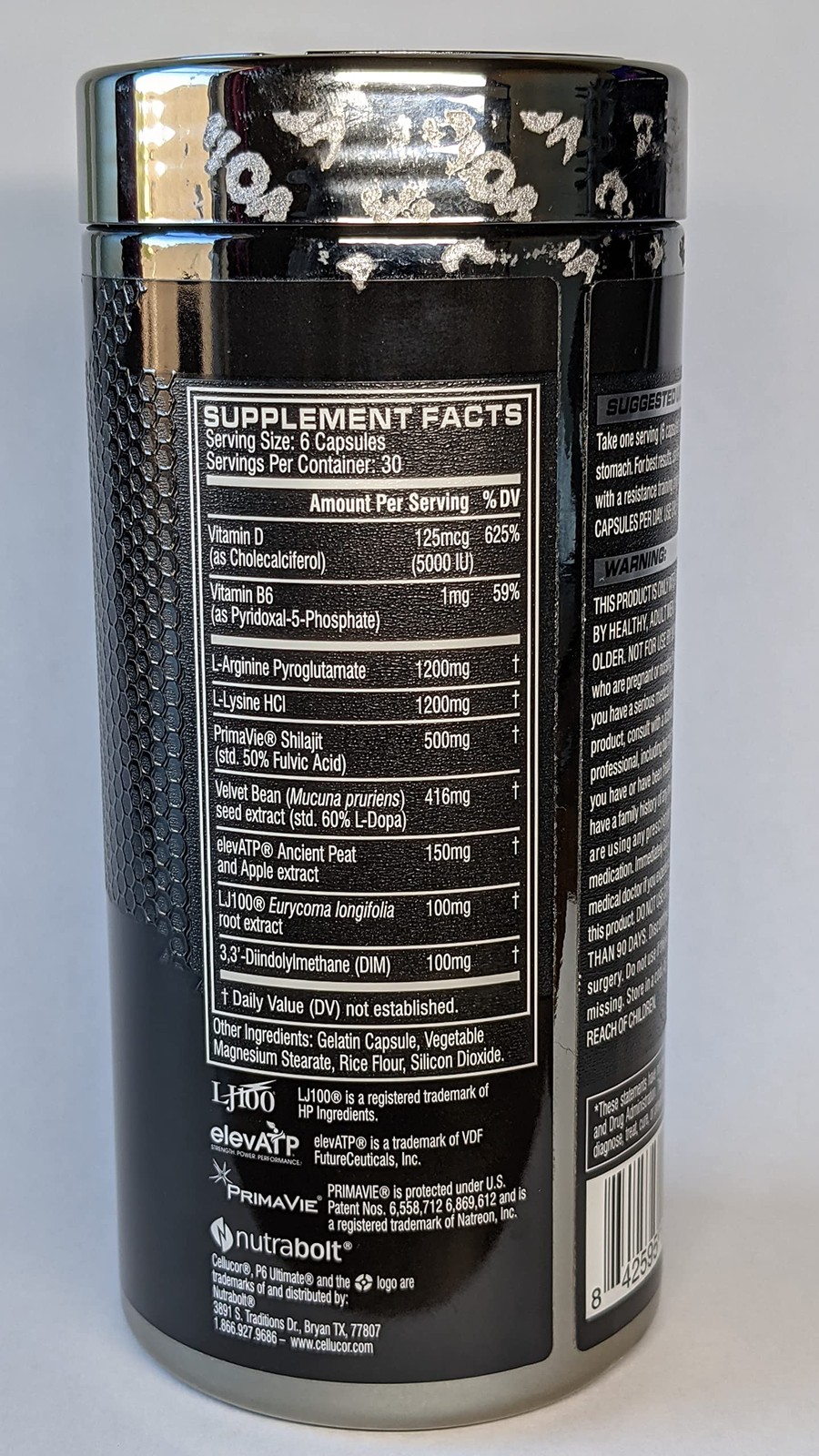 Cellucor P6 Ultimate GH Test Booster for Men, Growth Hormone Support Pills for