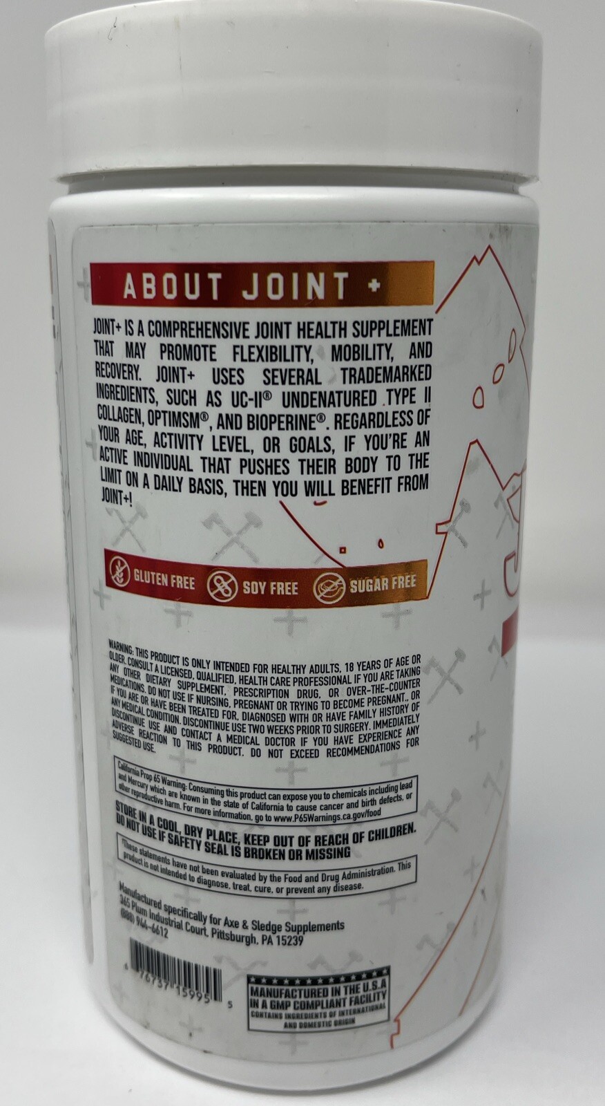 Axe & Sledge – JOINT+ – 120 Capsules Exp 01/2026