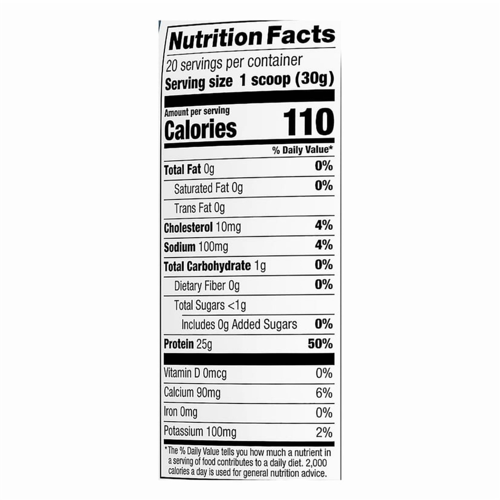 Dymatize ISO100 Hydrolyzed Whey Isolate Protein Powder, Gourmet Vanilla, 20 Serv