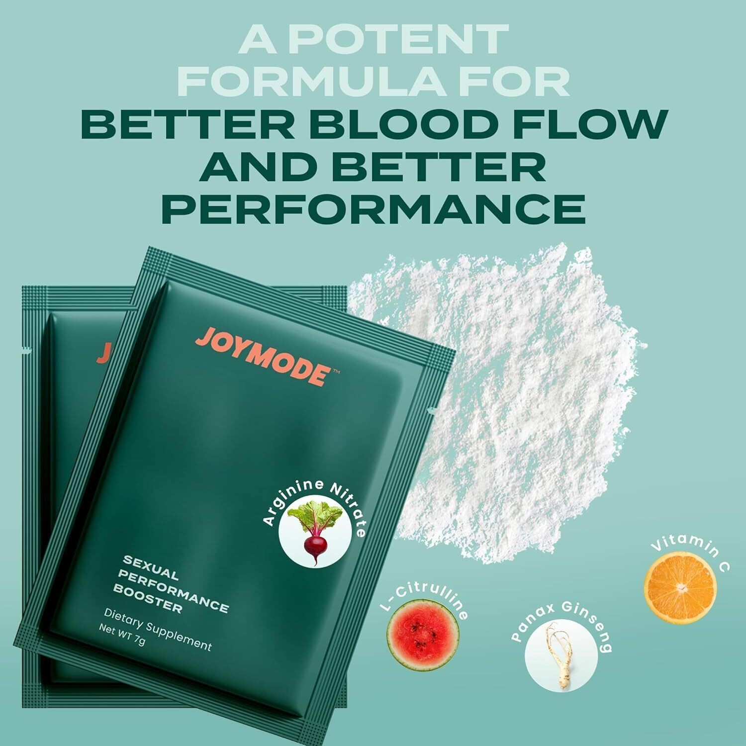 Performance Booster Supports Blood Flow Nitric Oxide Erection Quality Firmness