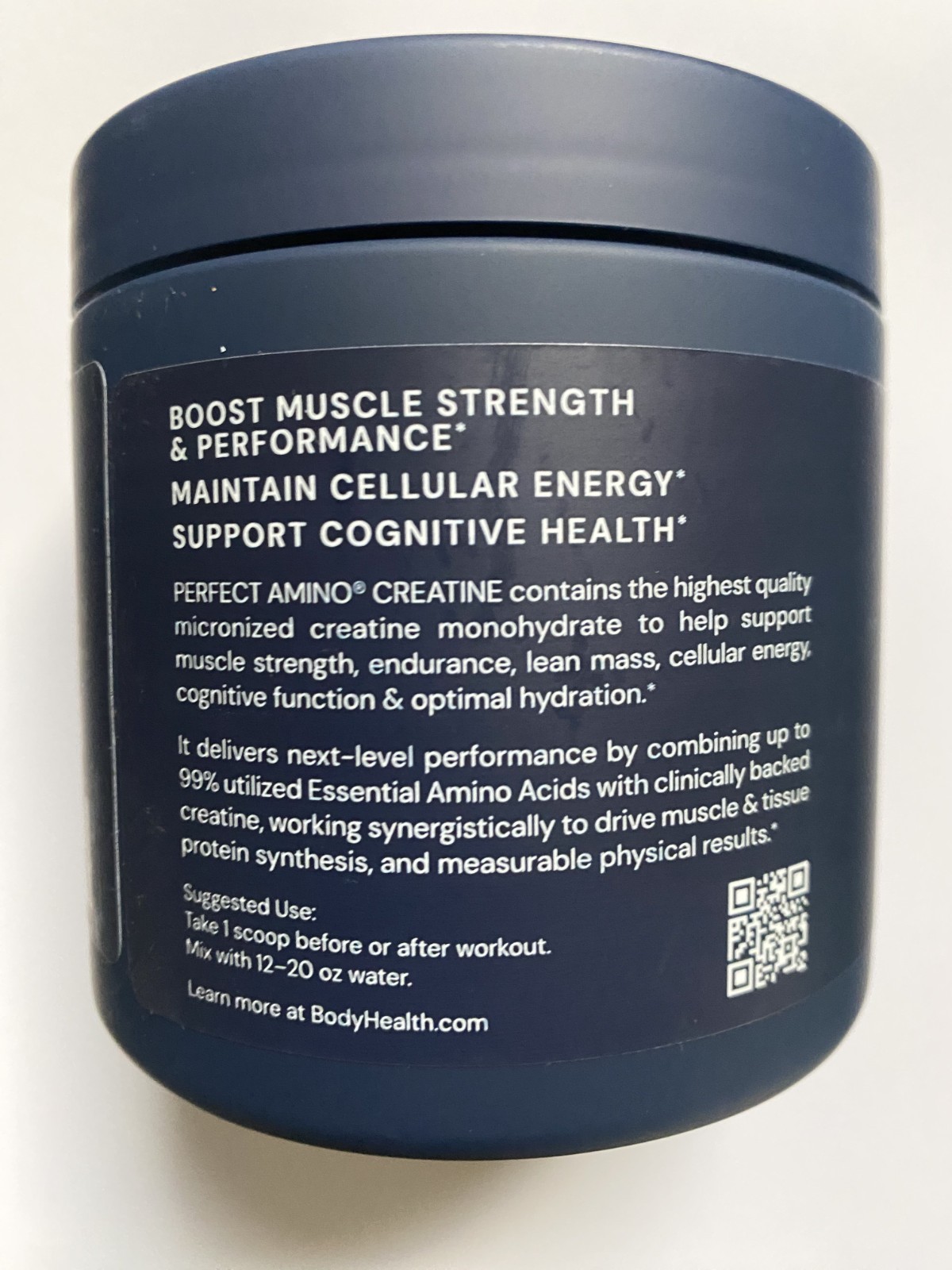 BodyHealth Perfect Amino Creatine Powder 8.04 oz – 30 Servings – Fresh