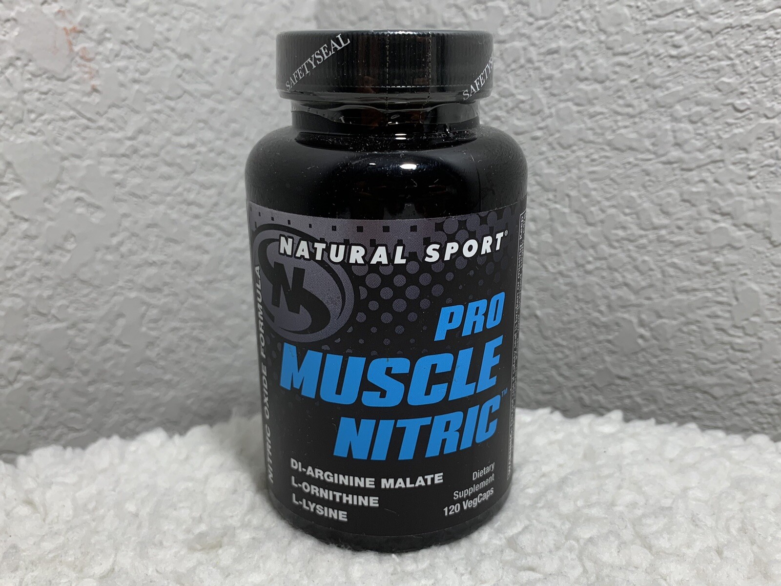 Natural Sport Pro Muscle Nitric 120 Capsules Nitric Oxide Formula VegCaps