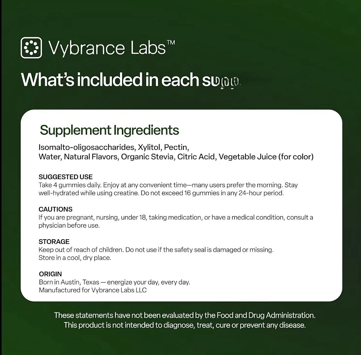 Creatine Monohydrate Gummies