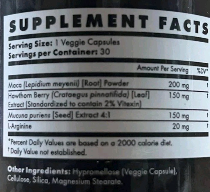 Brutal Force H Bulk Muscle Endurance Recovery Maca Test Booster 30 Caps 10/26