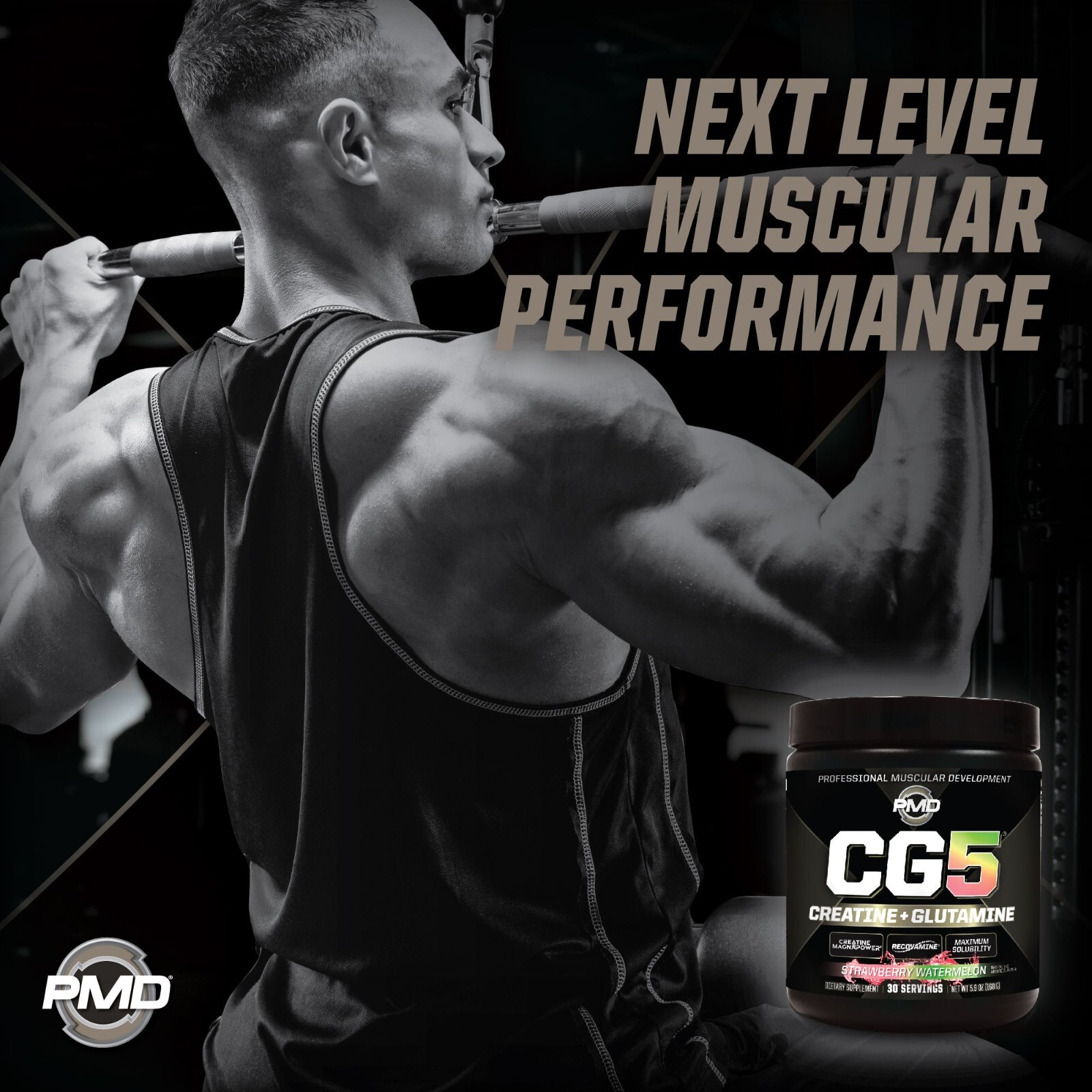 CG5 – Creatine/Glutamine Powder – Strength, Power & Recovery 30 servings